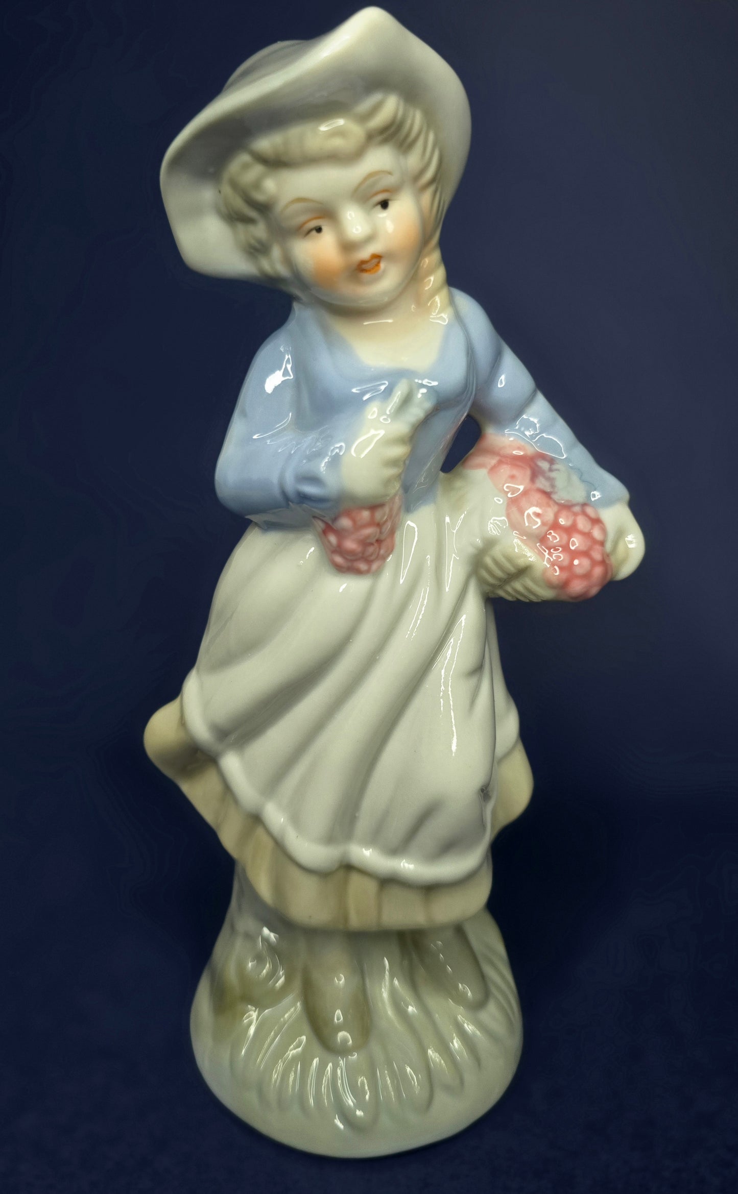 Vintage Porcelain Figurine Set - Sweet Boy and Girl Pair 1950s