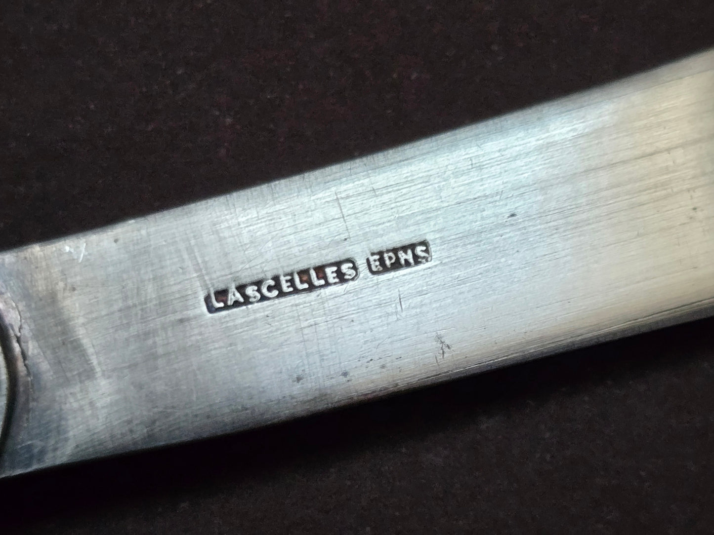 Lascelles Silver-Plated Butter Knives Set of 6 - England 1925