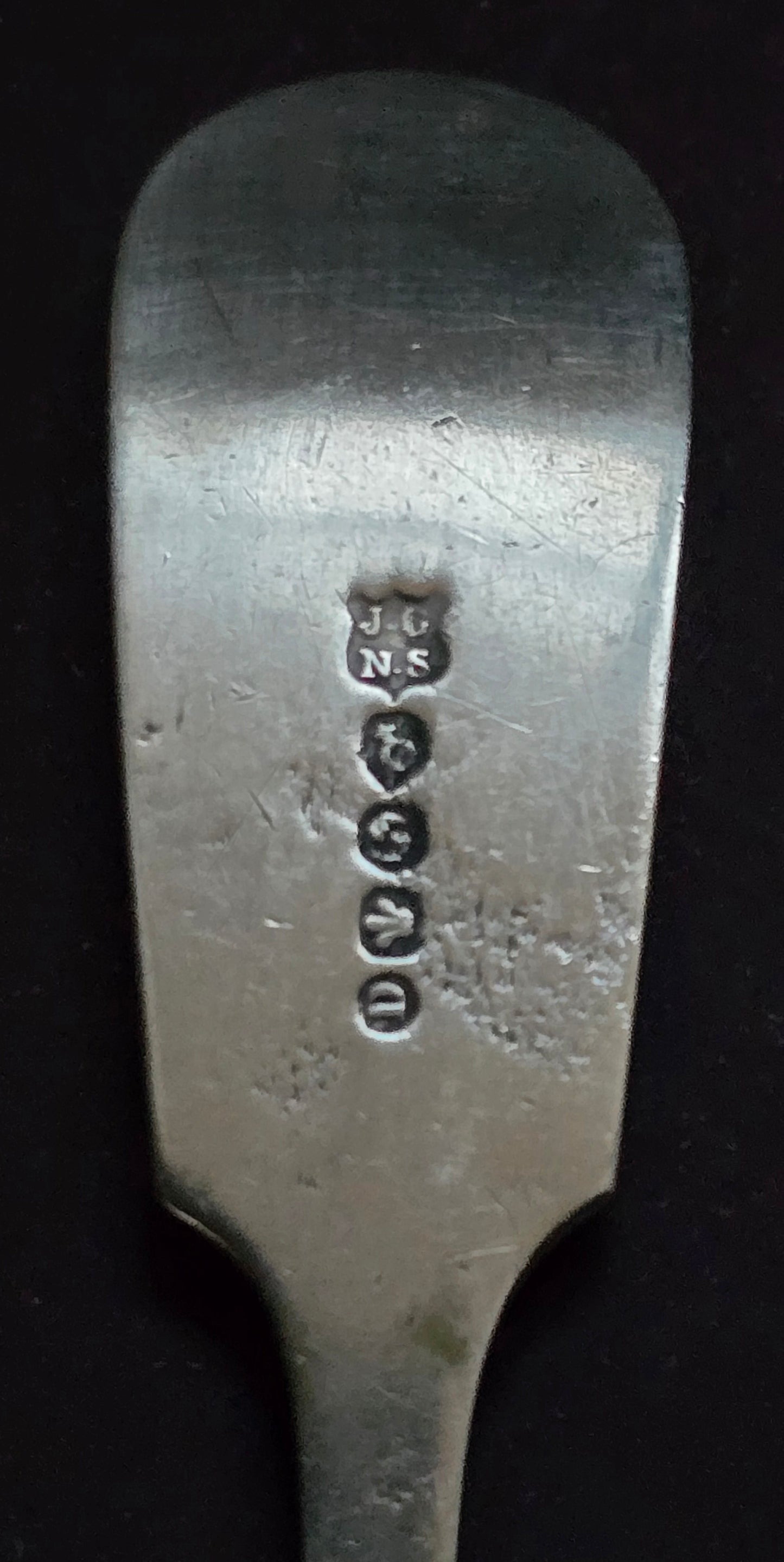 John Gilbert Fiddle Pattern Forks Set of 8 - England 1860