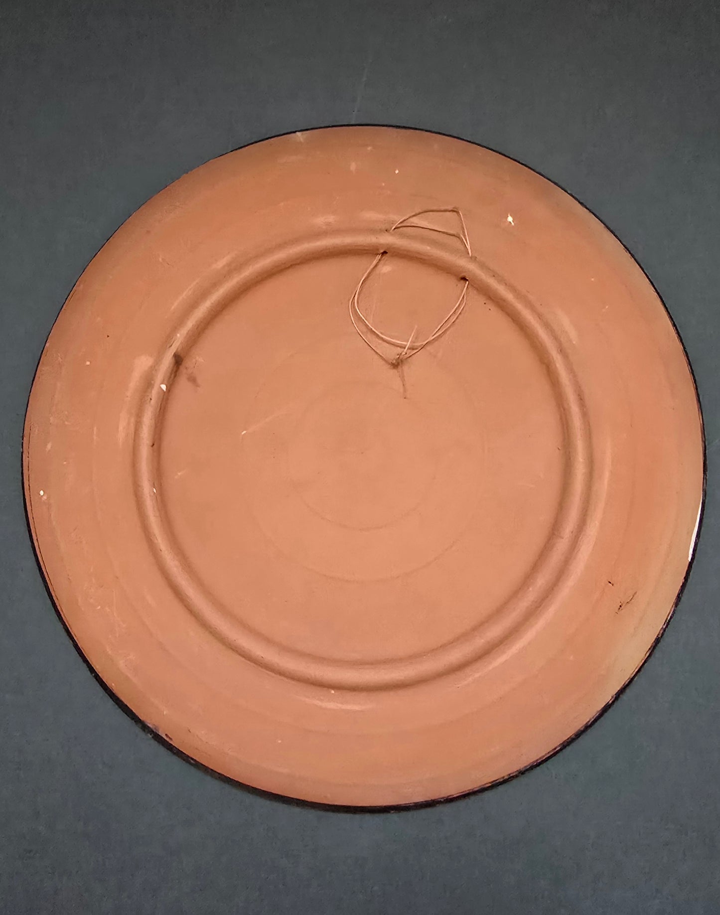Greek Terracotta Plate - 1950s Reproduction of Ancient Greek Pottery