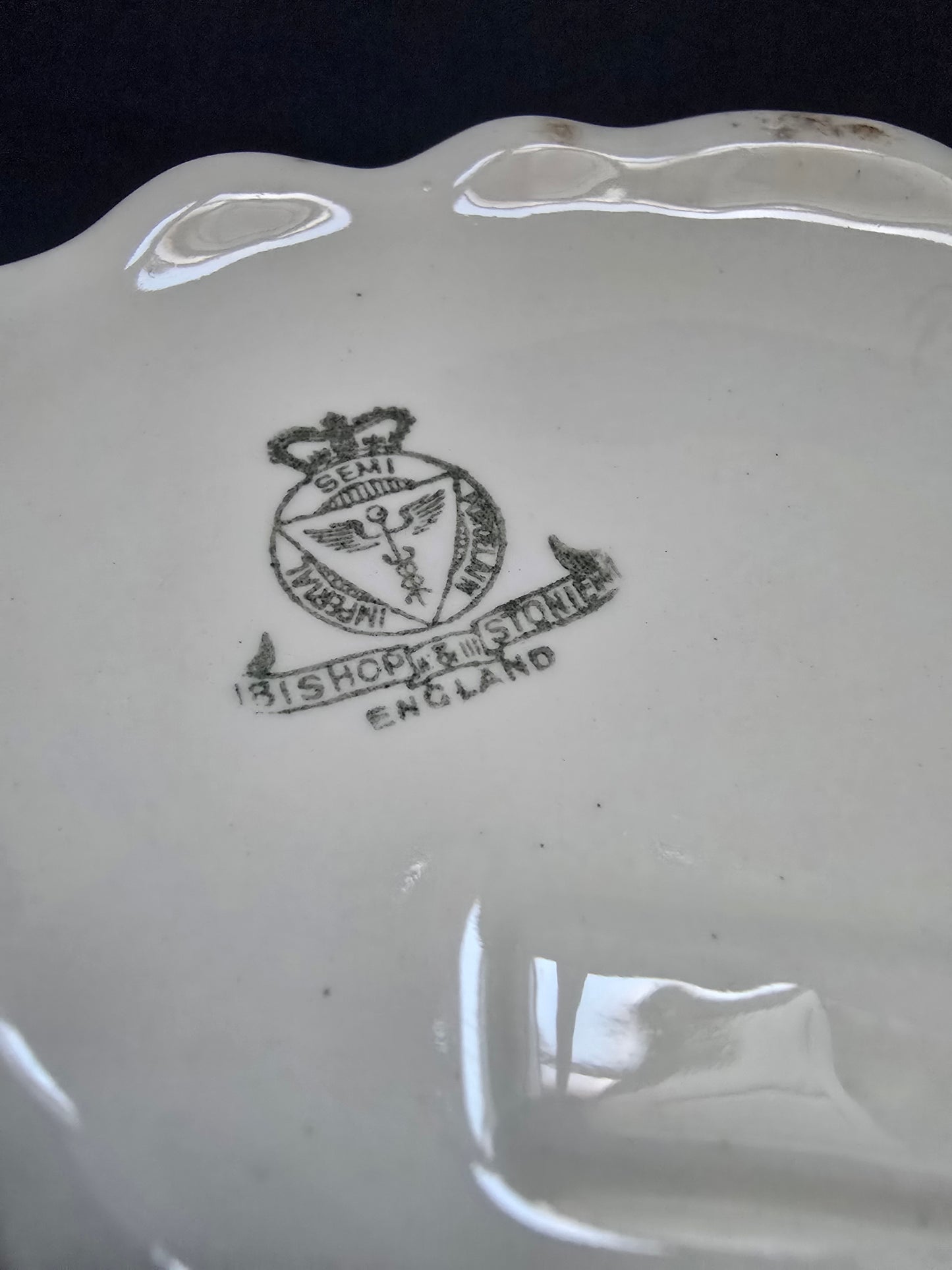 Bishop & Stonier Semi Vitreous Ironstone Terrine - 1900-1920s England