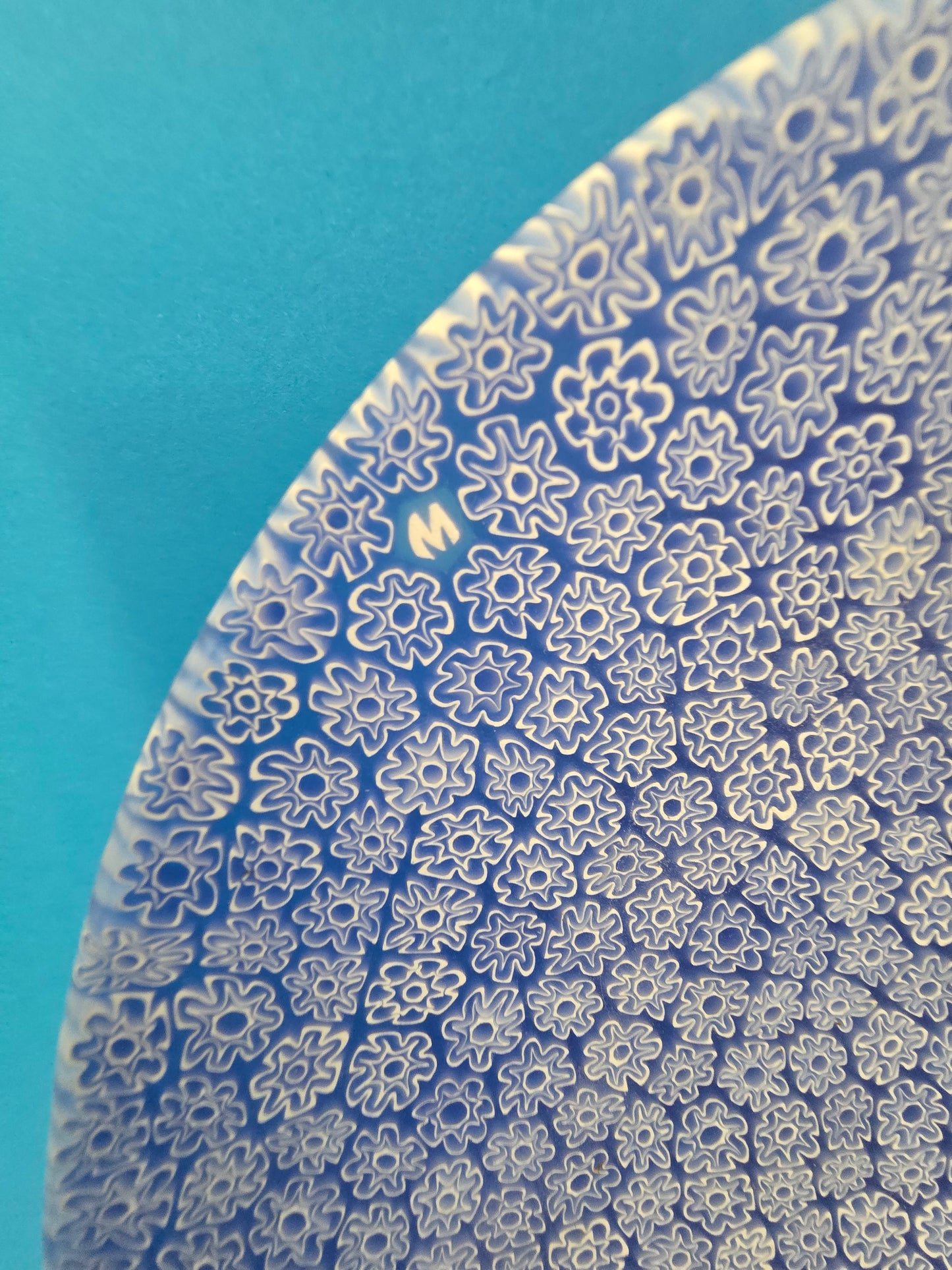 Murano Glass Millefiori Plate - Vetro Artistico Handmade Italy