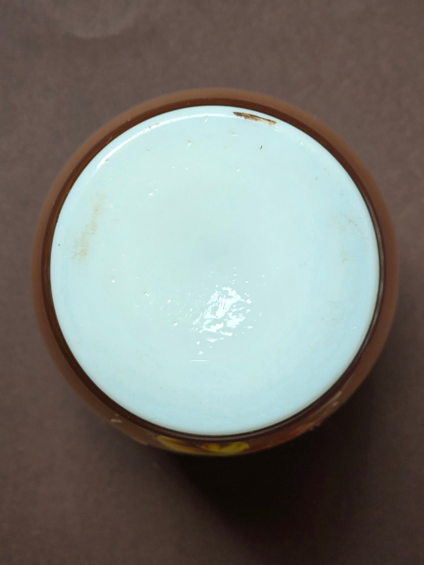 Antique Opaline Glass Vase 1880 - Hand-Painted Milk White Victorian Decor