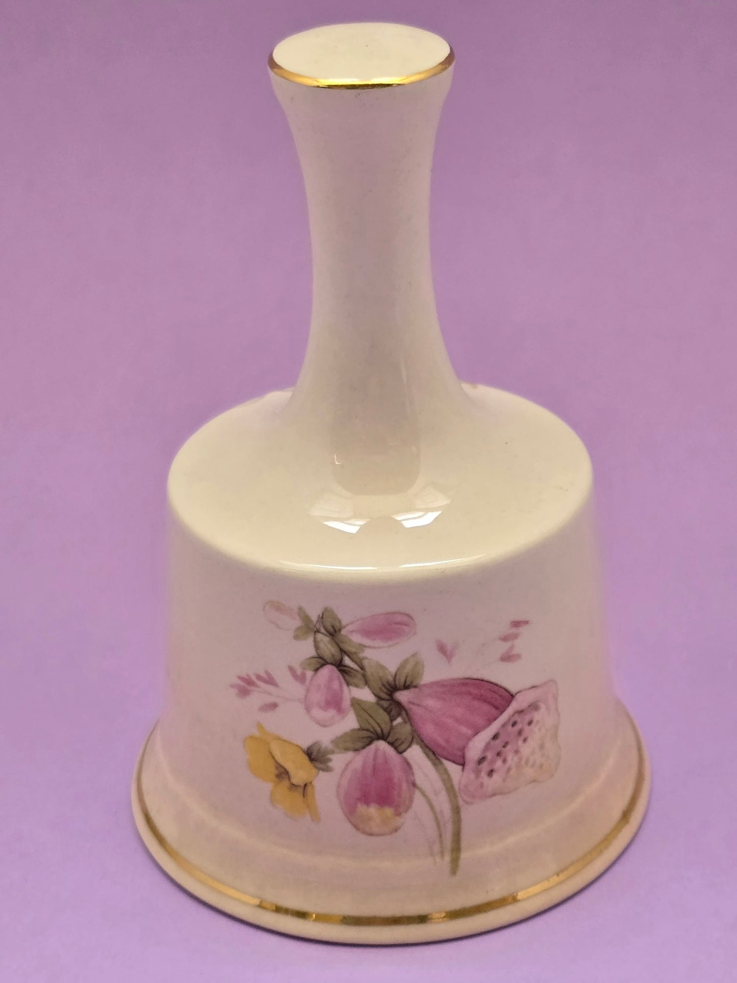 English Porcelain Table Bell – Hammersley & Palissy, c. 1970