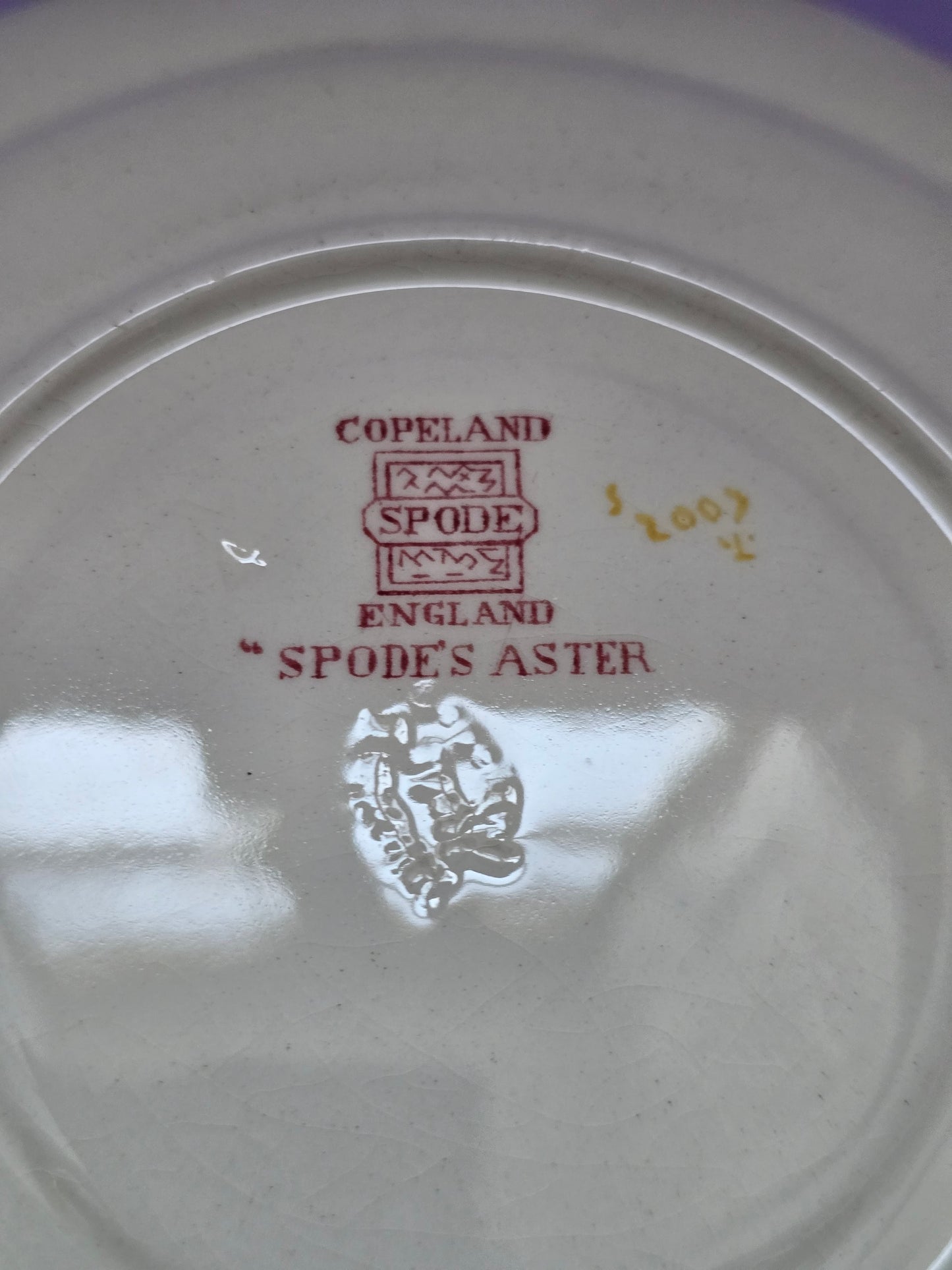 Antique Copeland Spode 'Spode's Aster' Soup Cup & Saucer Set, c.1890