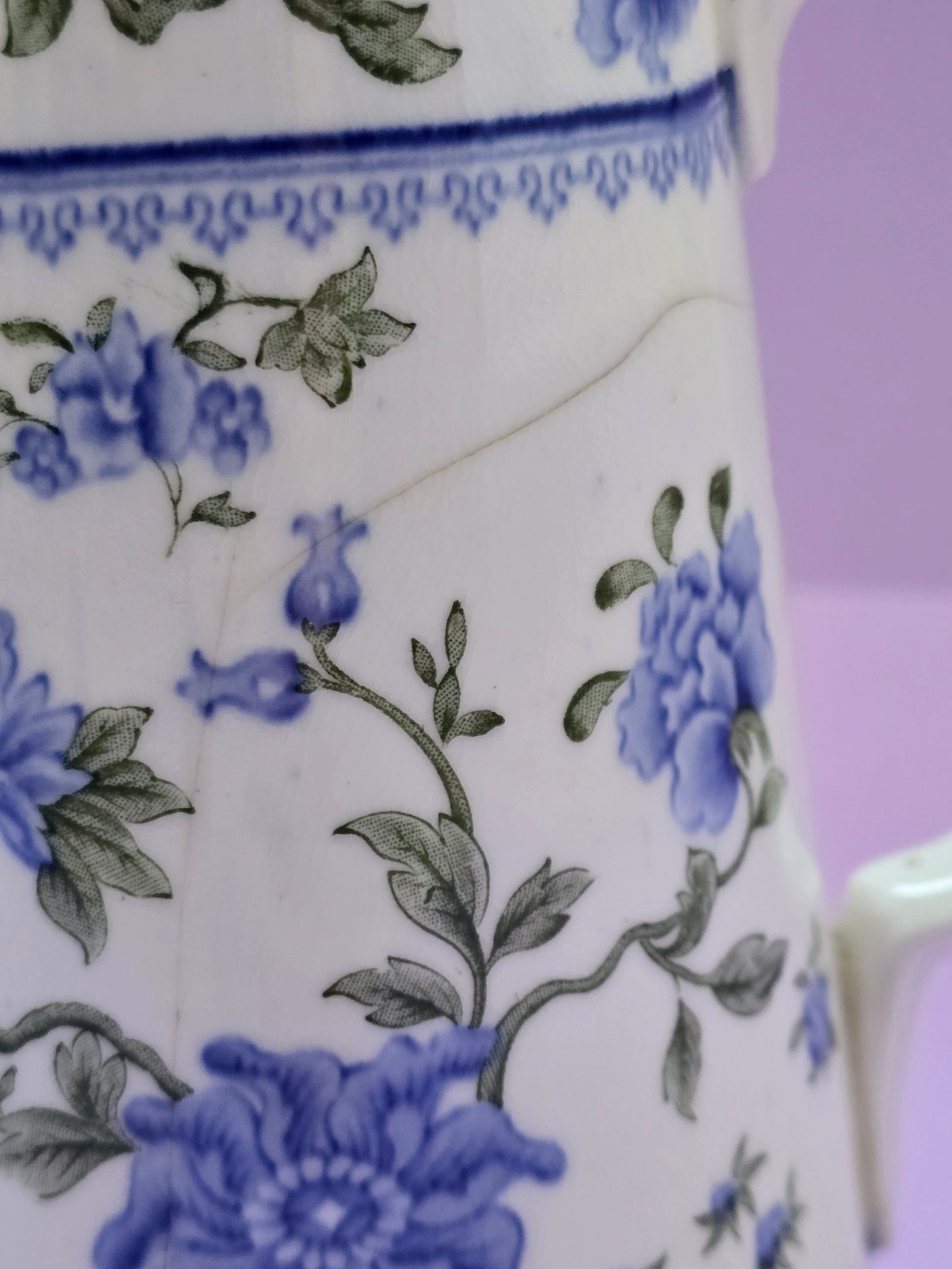 Royal Worcester Chinoiserie Chocolate Pot — Antique, 1912