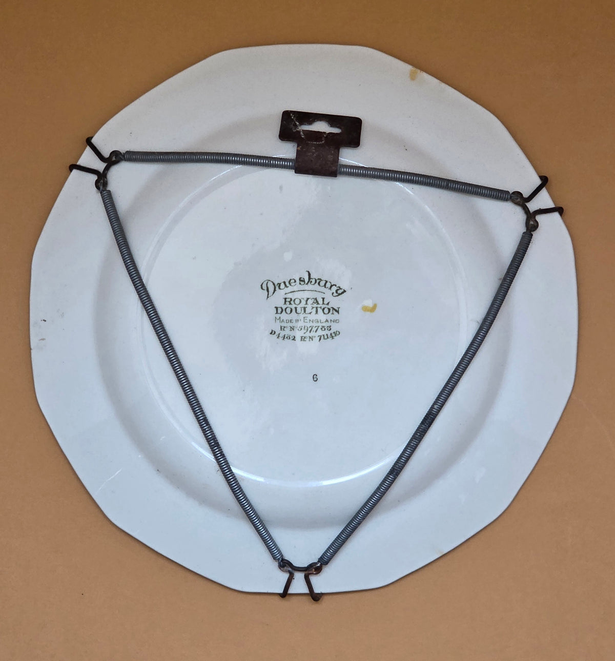Vintage Royal Doulton Floral Wall Plate, 21.5 cm | c. 1925