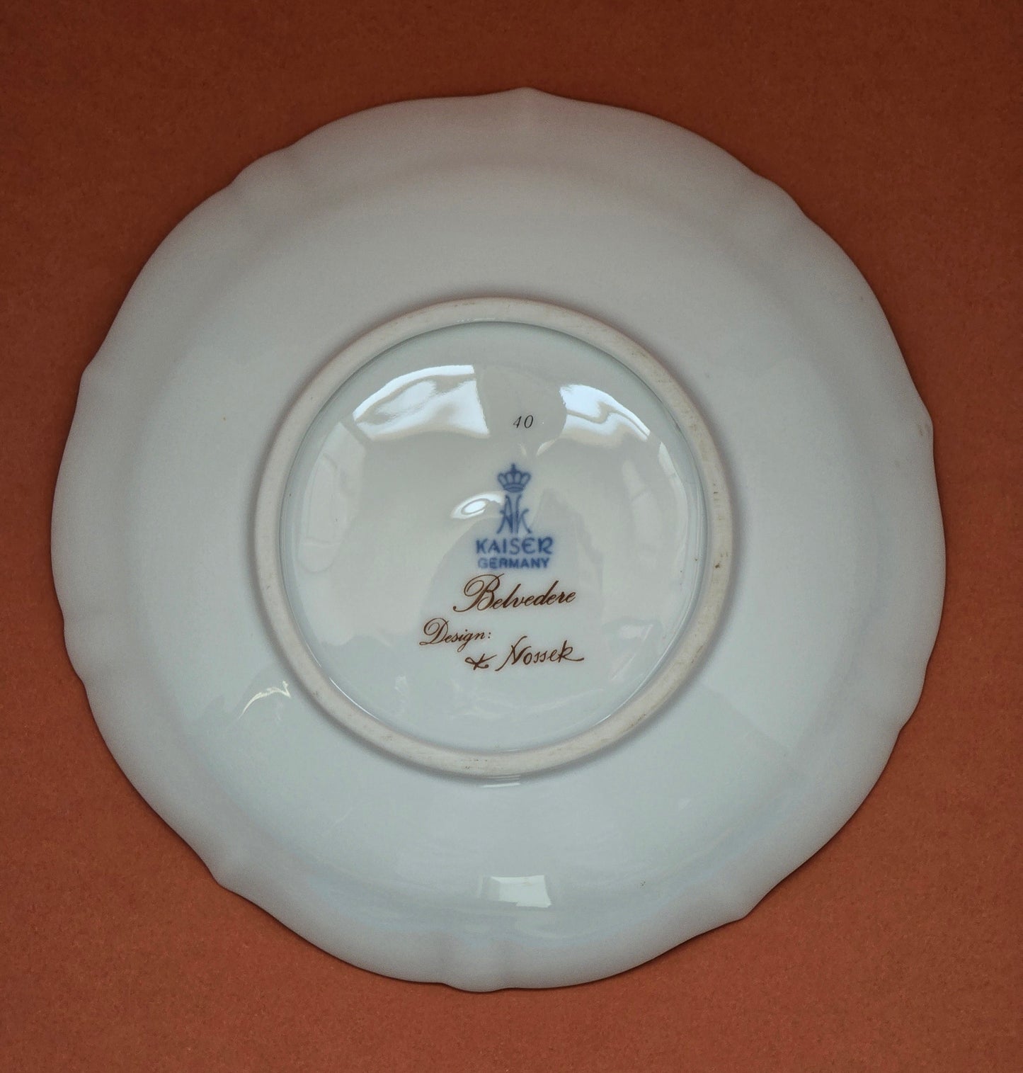Kaiser Porcelain Belvedere Decorative Bowl – Design K. Nossek