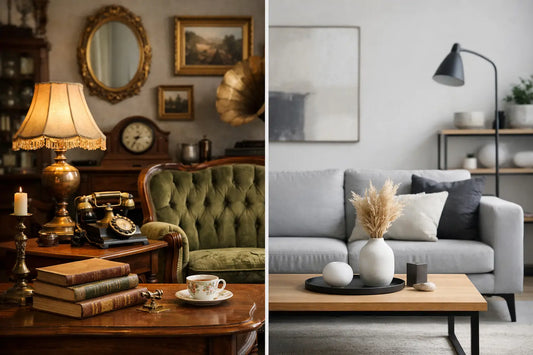 Vintage Decor vs Modern Decor at Home