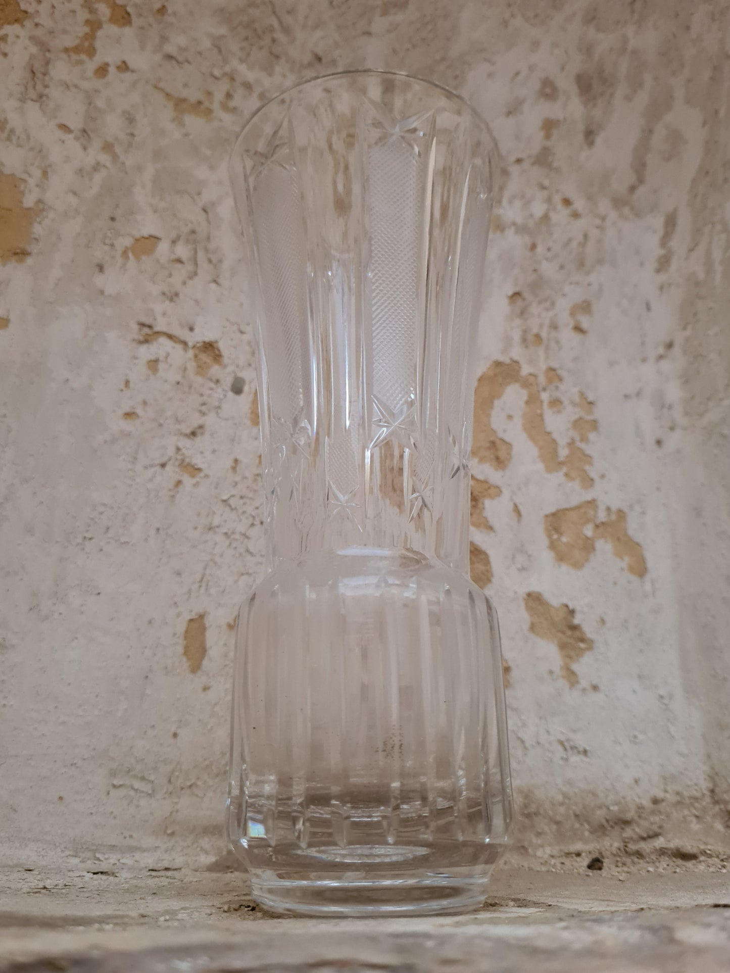 Vintage Crystal Vase - 1930s