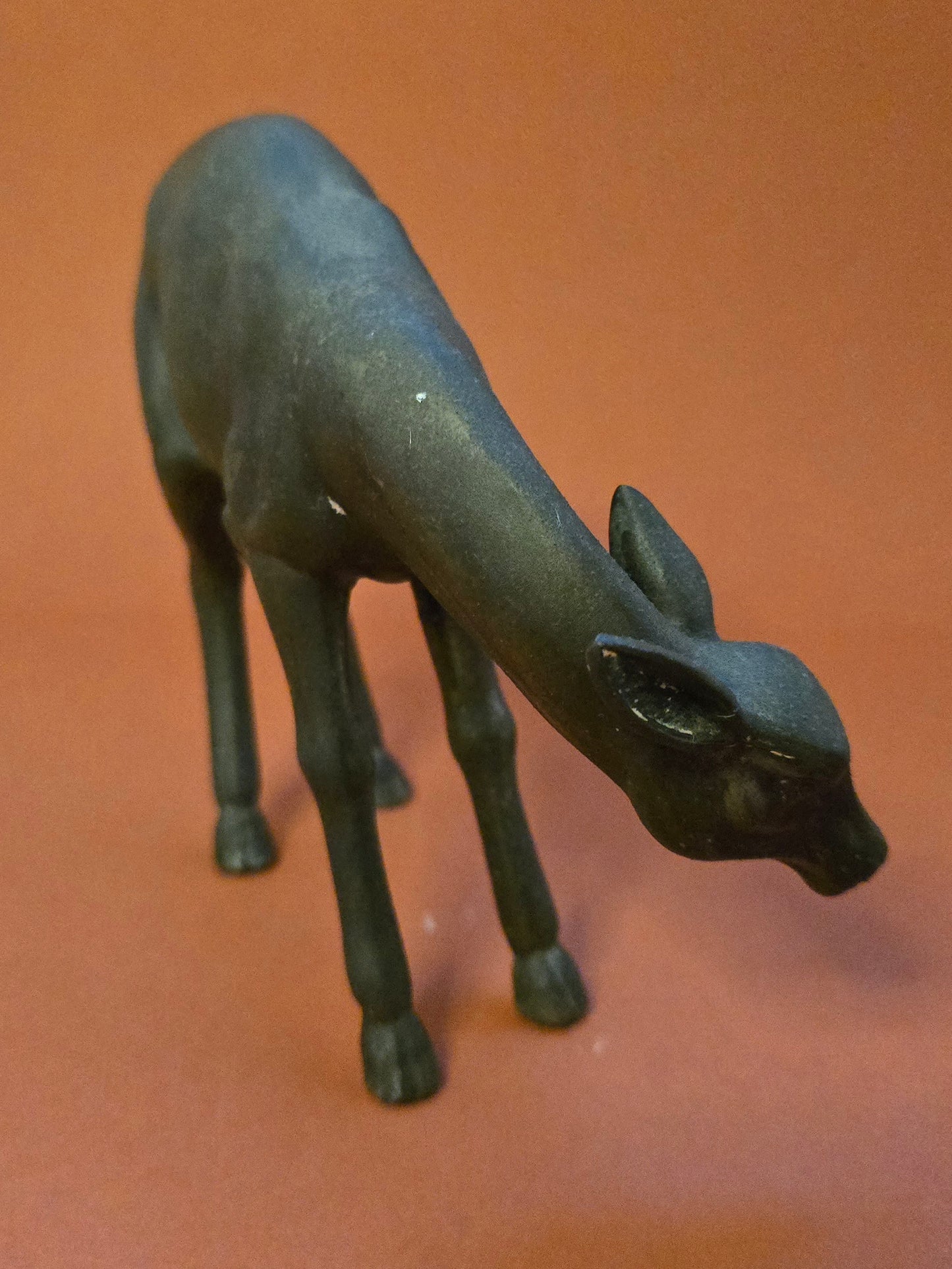 Art Deco Spelter Fawn Figurine - 1930s France