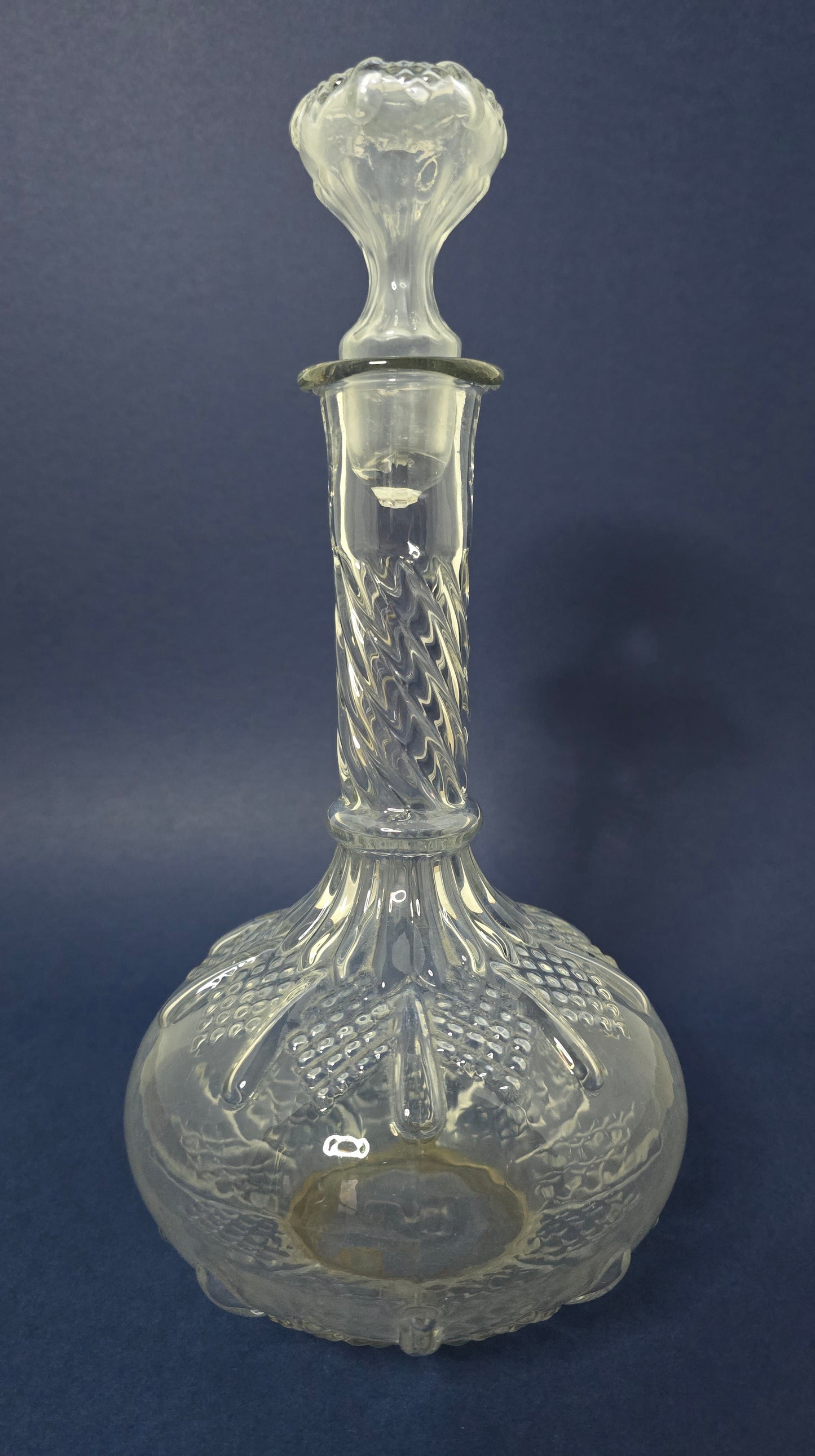 Vintage Glass Decanter - 1960s