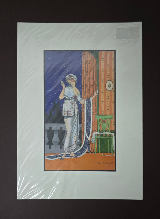 Vintage Reproduction Lithograph Robert Pichenot