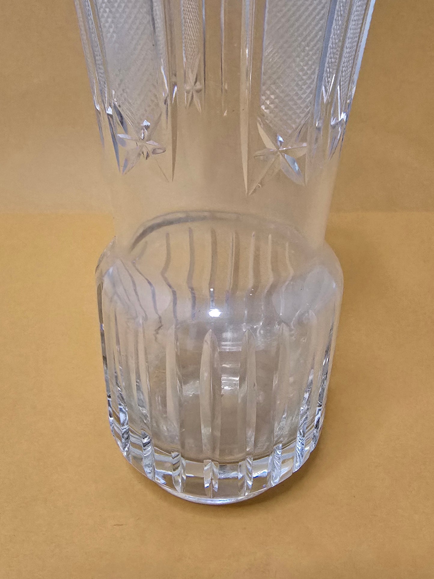 Vintage Crystal Vase - 1930s