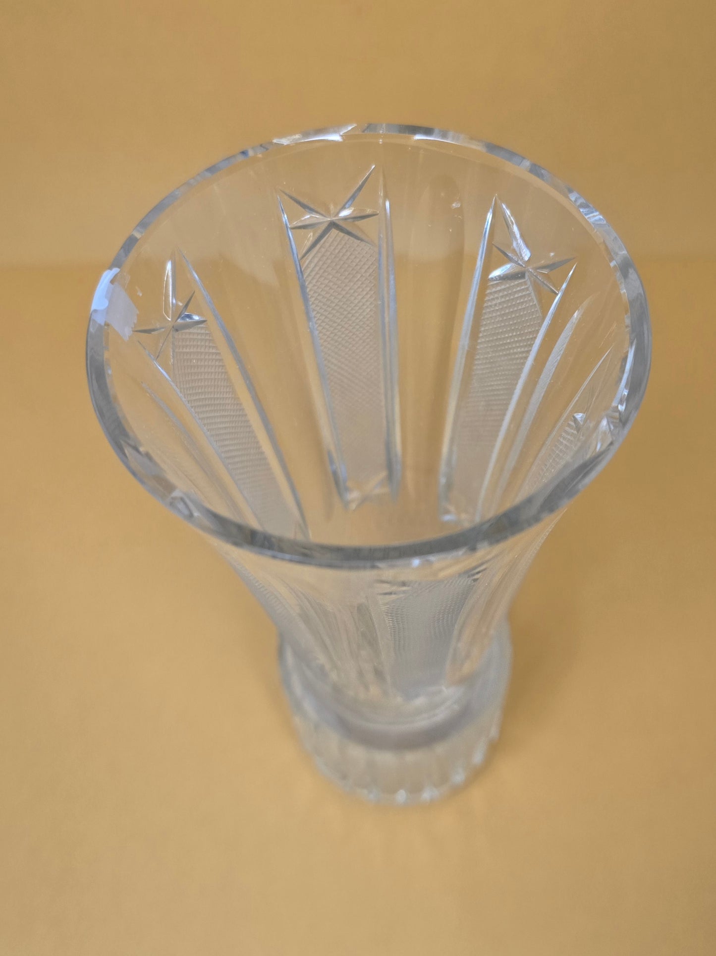 Vintage Crystal Vase - 1930s