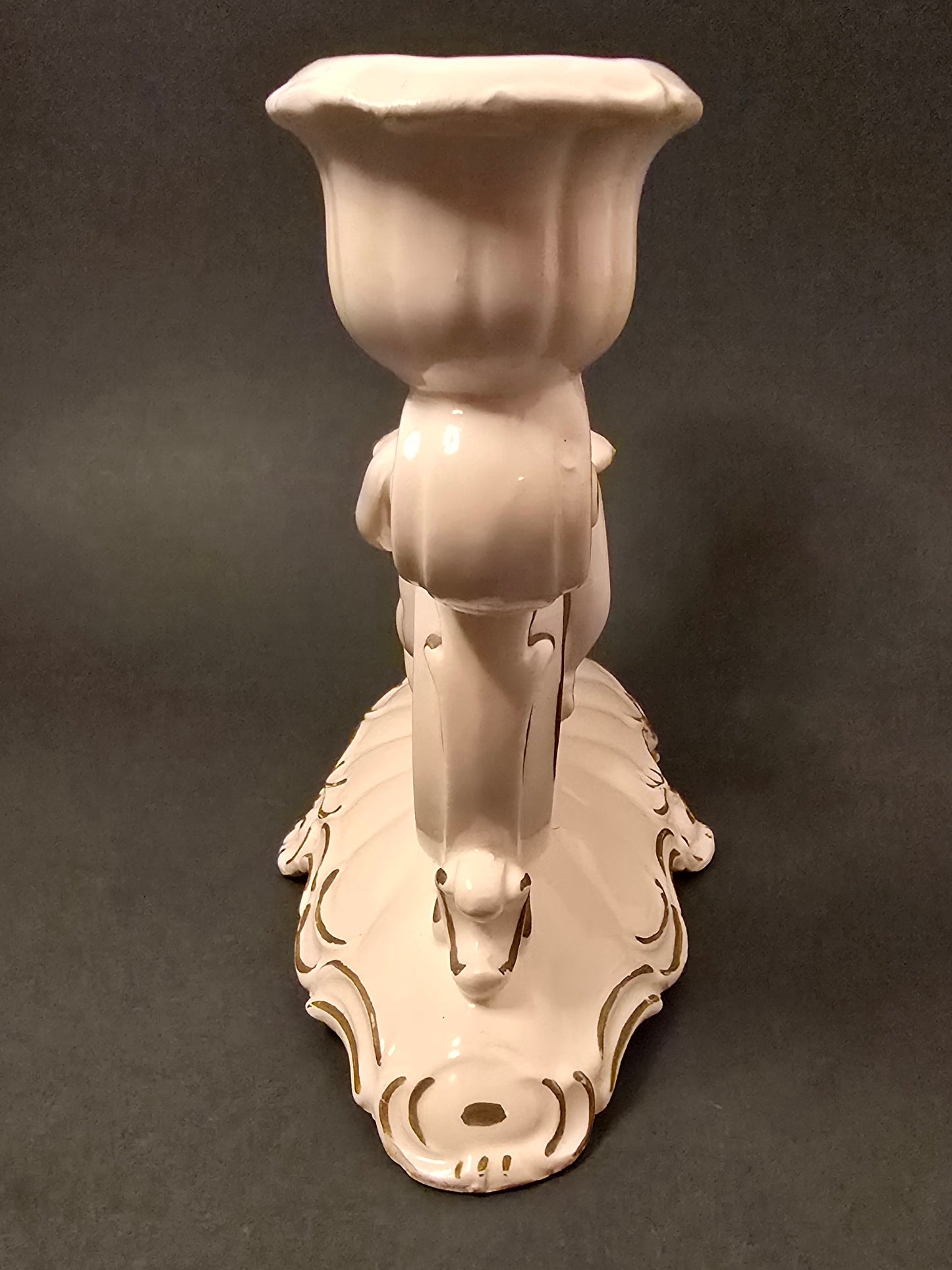 Gabriel the Angel - Vintage German Ceramic Candle Holder 1930s