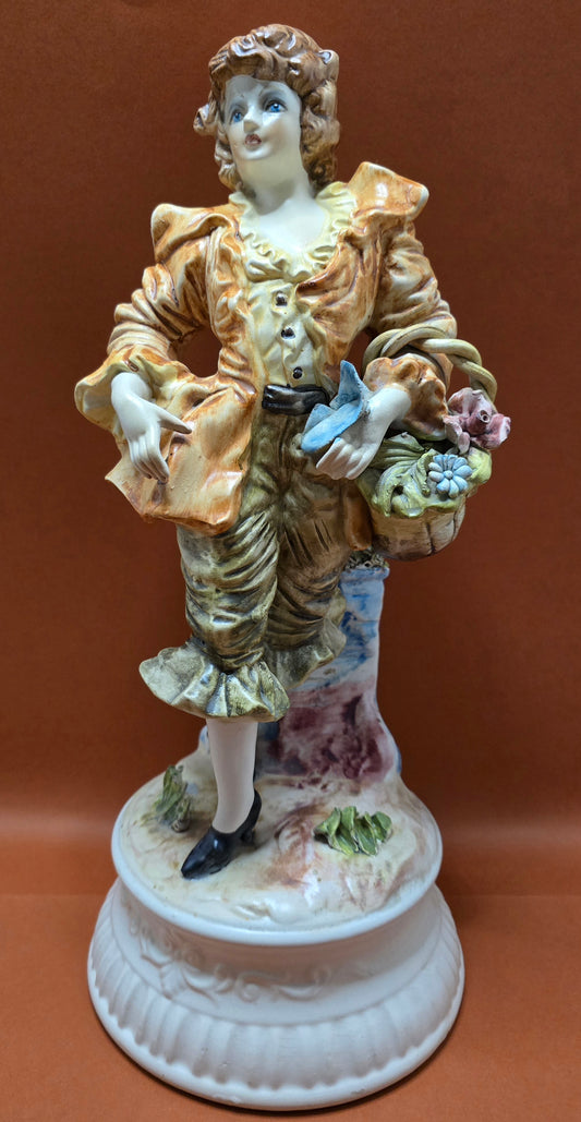 Fabricio & Anna - Vintage Italian Bisque Porcelain Figurine Pair 1950s