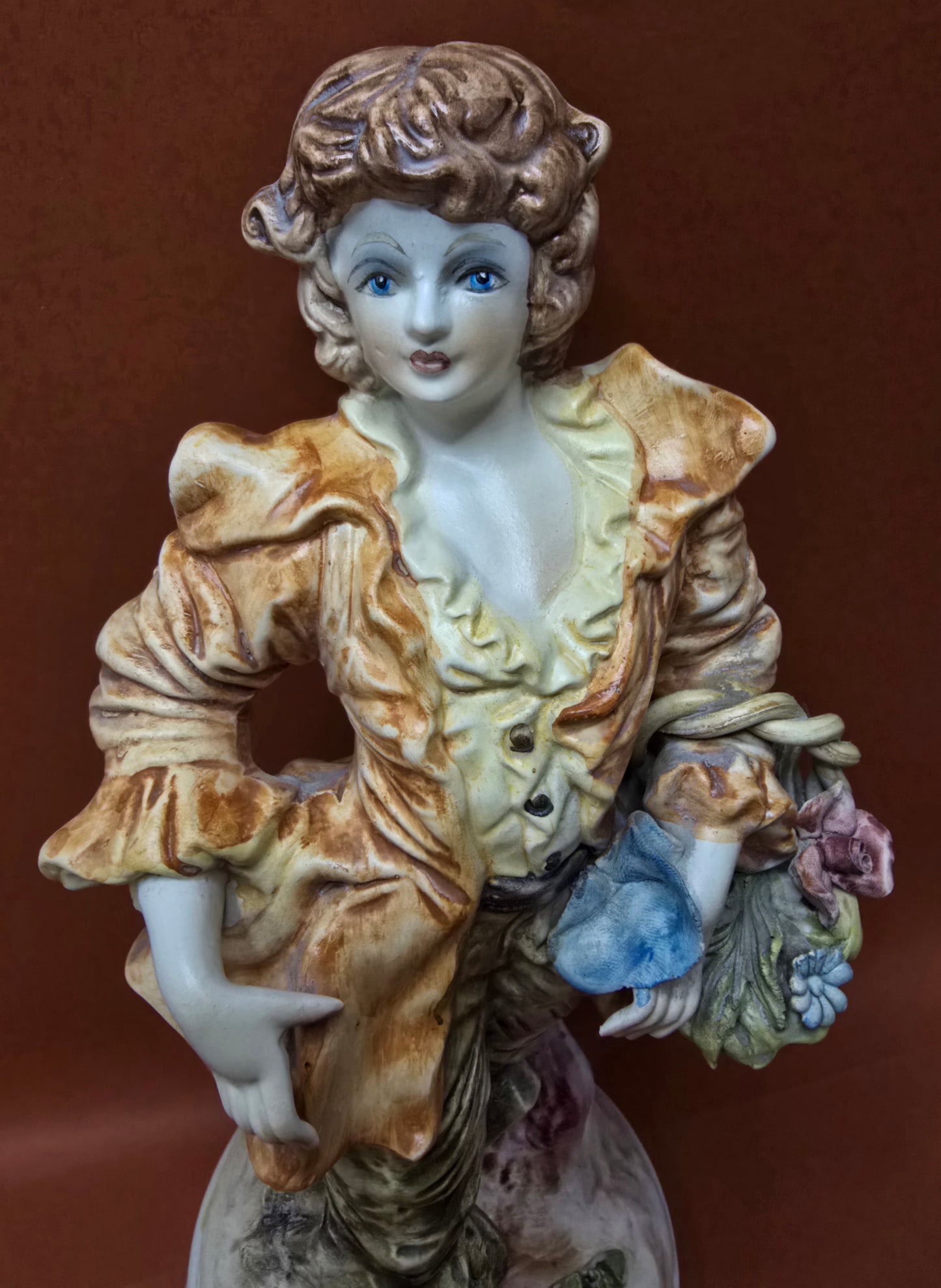 Fabricio & Anna - Vintage Italian Bisque Porcelain Figurine Pair 1950s