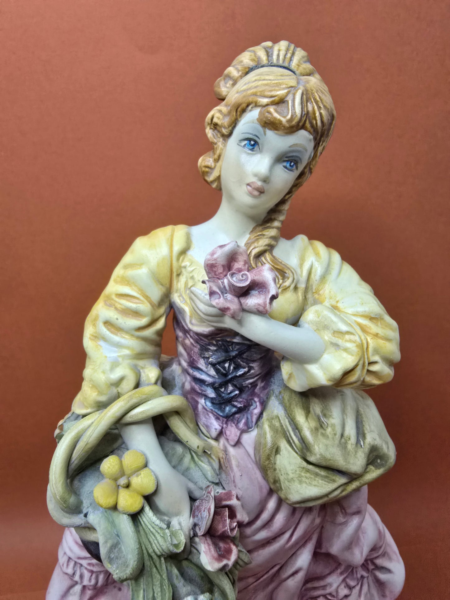 Fabricio & Anna - Vintage Italian Bisque Porcelain Figurine Pair 1950s