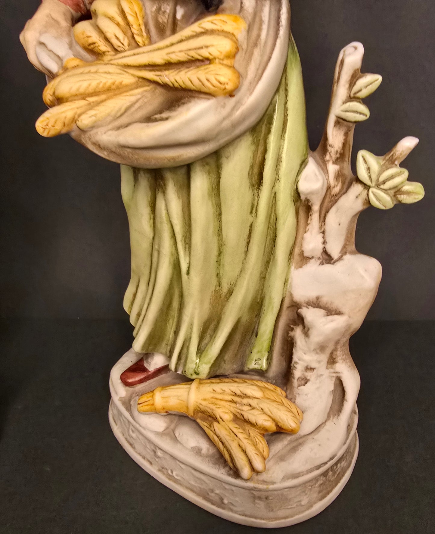 Large Vintage Japanese Ceramic Figurine Set - 1950s Pair