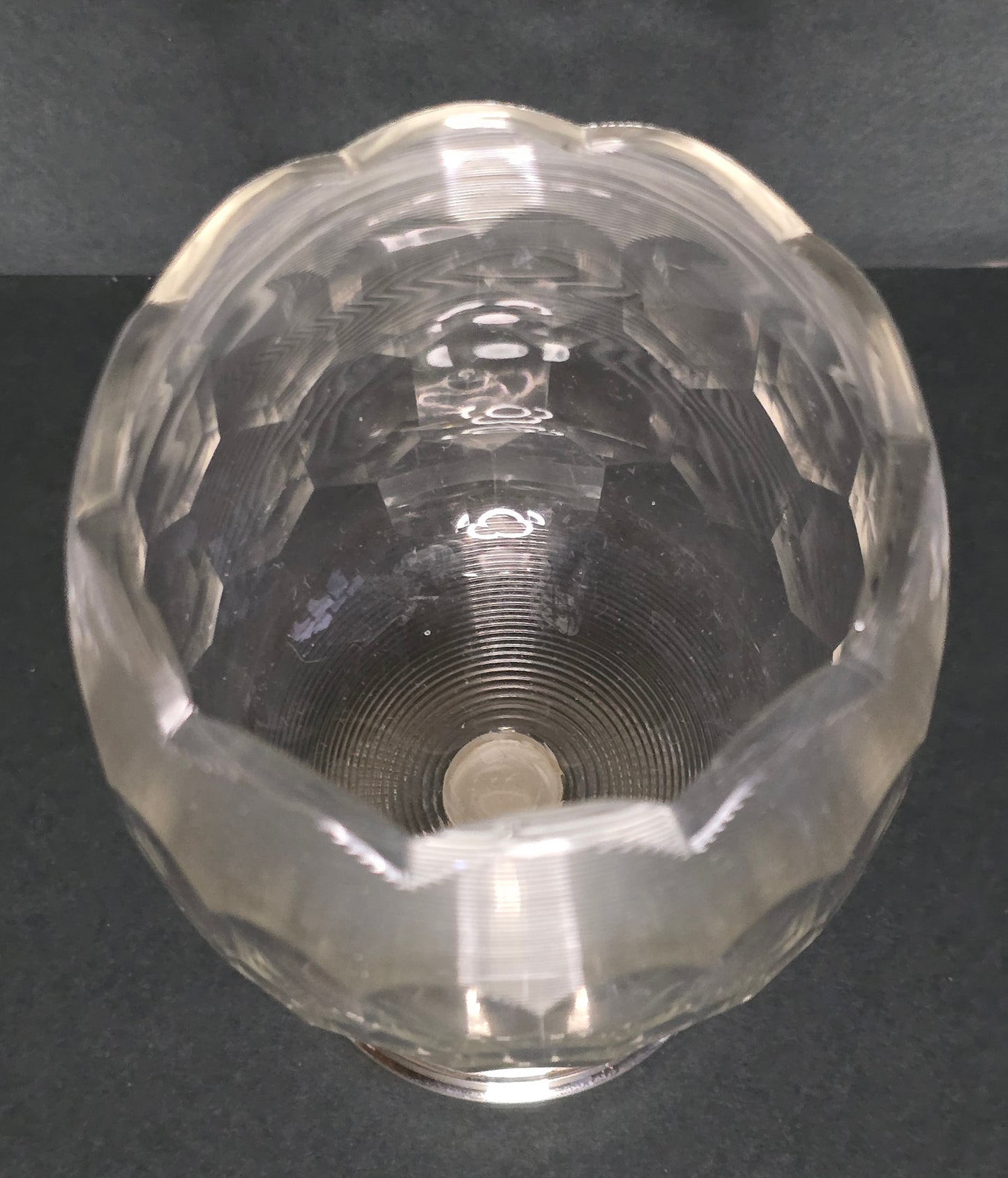 Antique Frisian Wire Glass Bonbonnière with Silver Foot - 1910