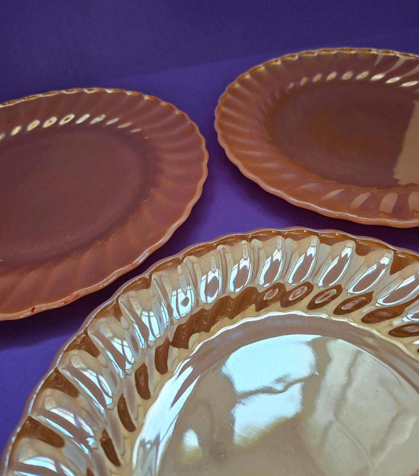 Fire King Peach Lustre Dinnerware - USA 1950s