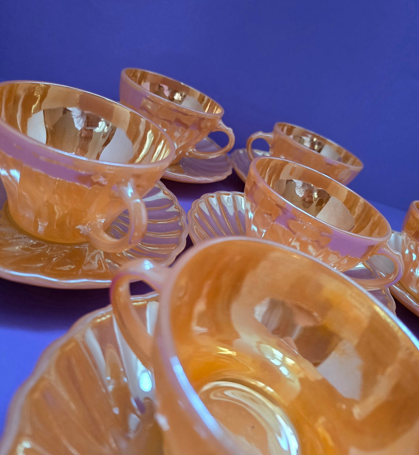 Fire King Peach Lustre Dinnerware - USA 1950s