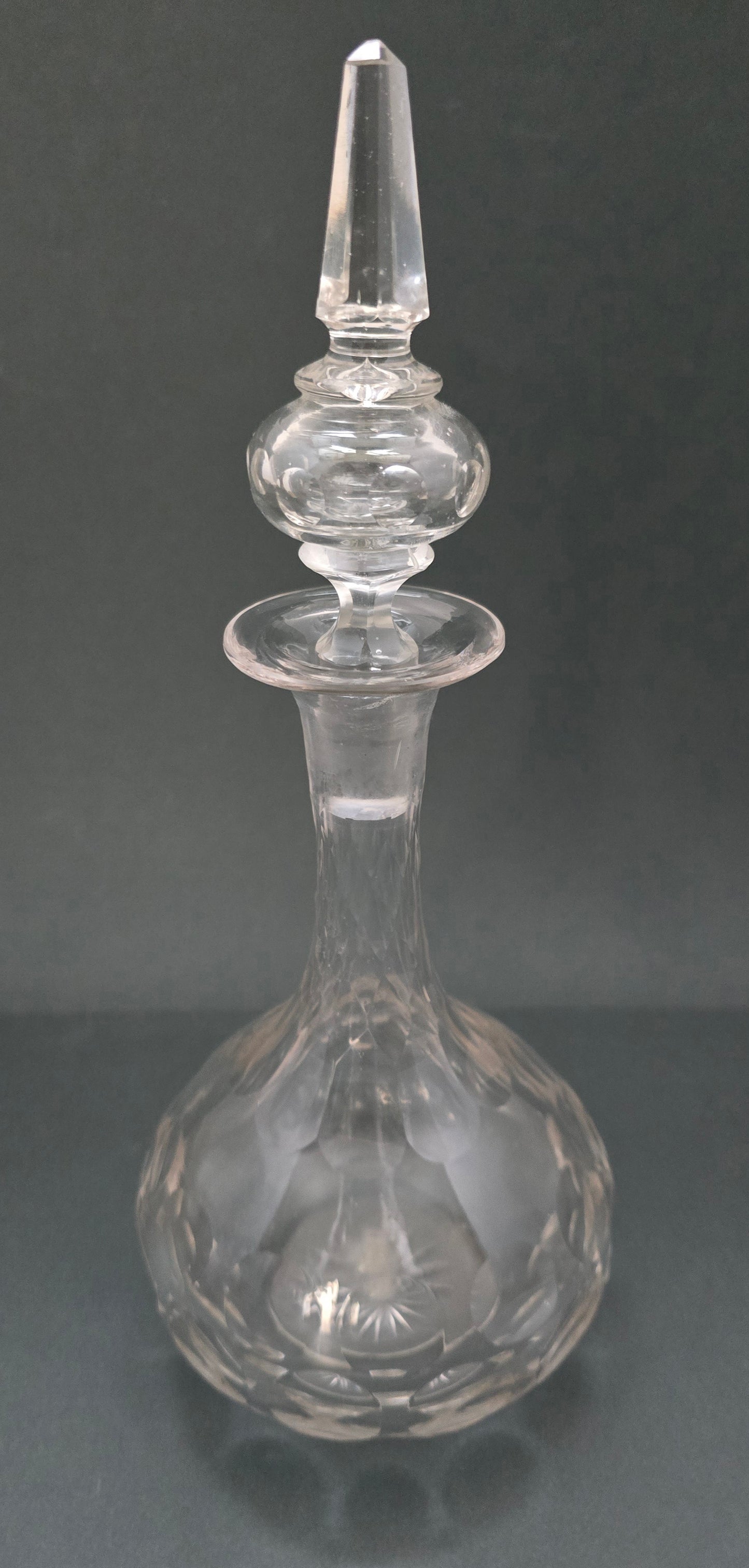 Dutch Art Deco Crystal Decanter - Late 1920s