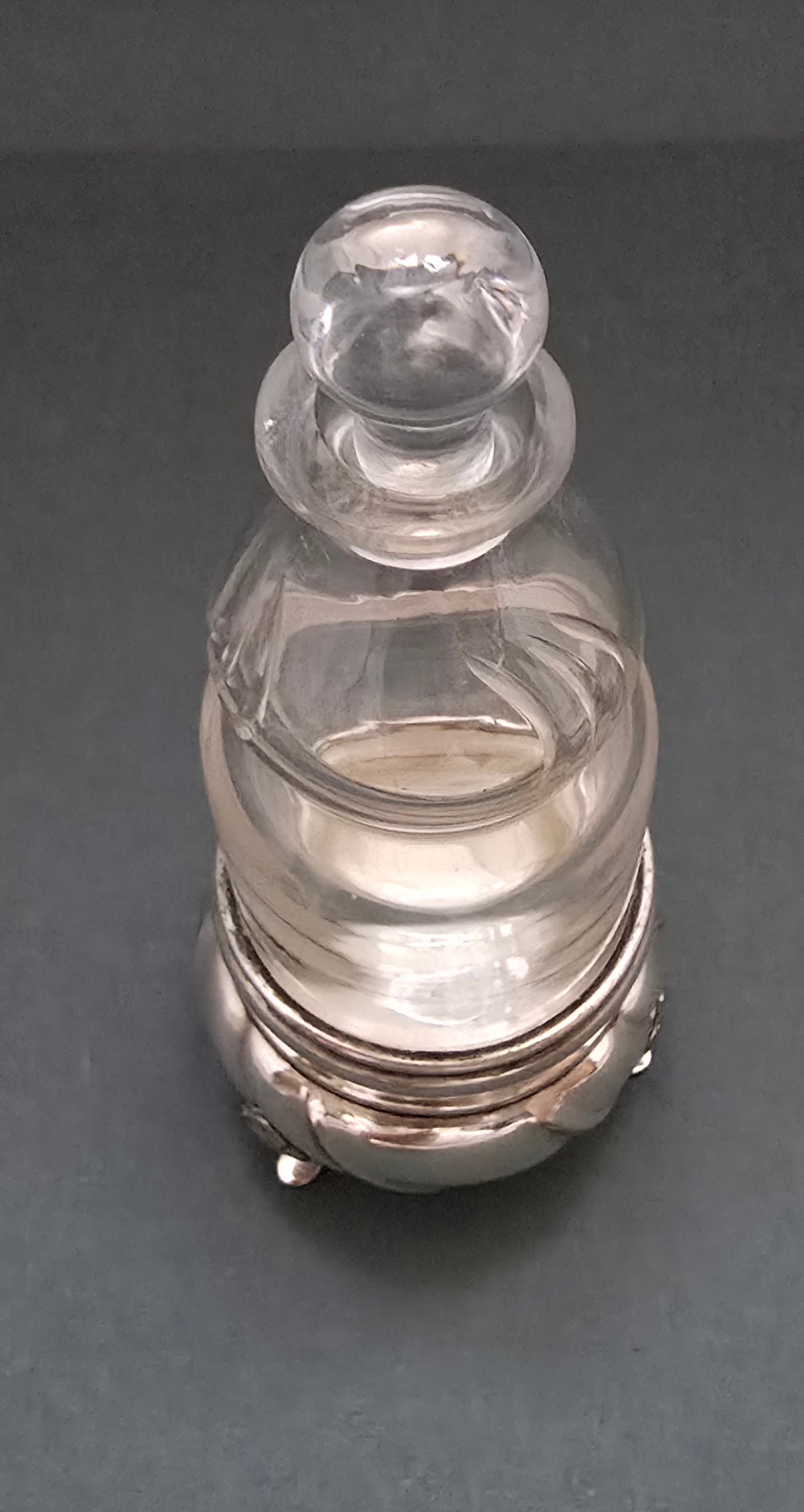 Danish Silver-Plated Oil & Vinegar Bottle - Denmark 1860