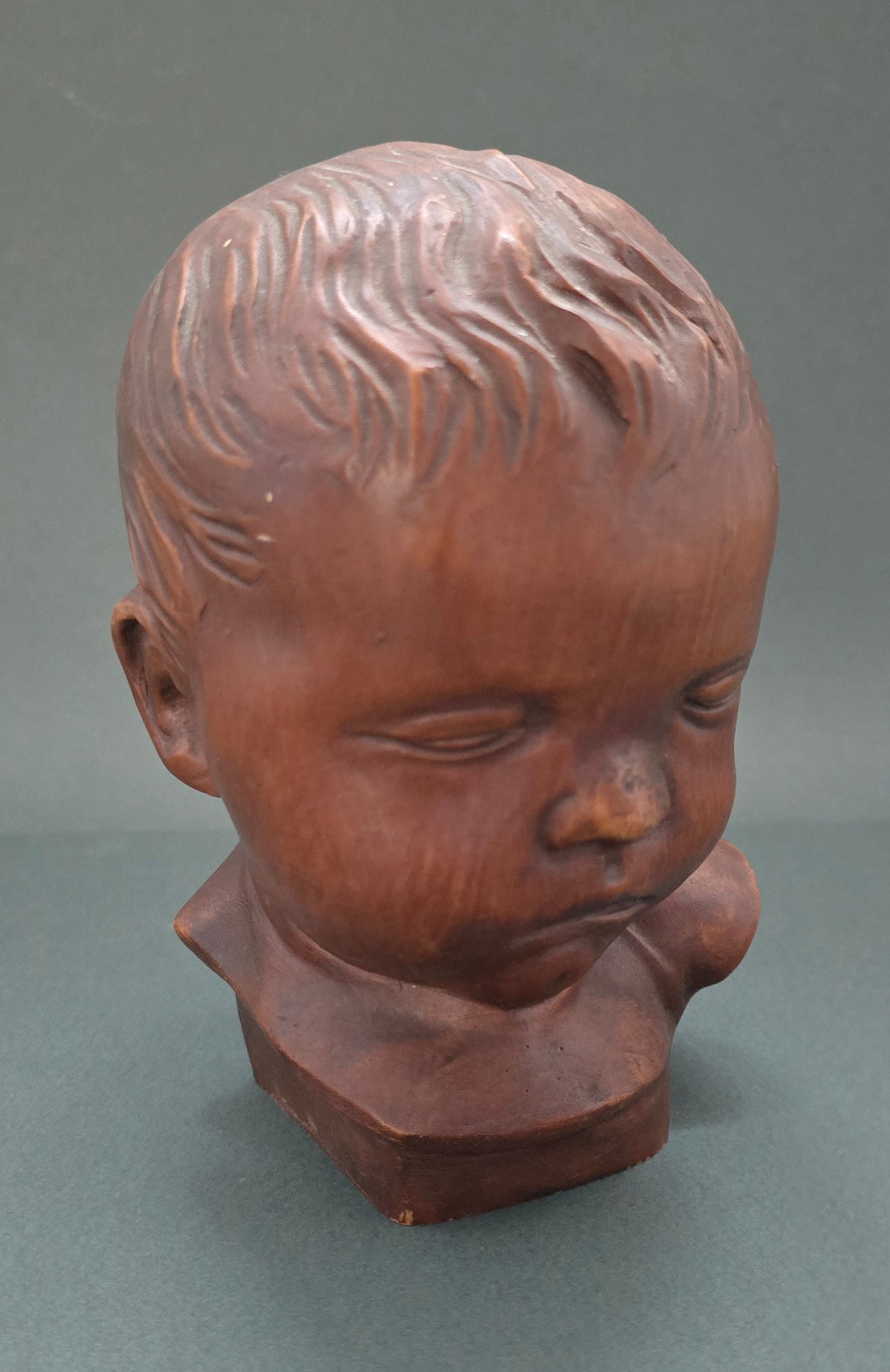 Paridur Sleeping Baby Figurine - Van Paridon Brothers Netherlands 1950s