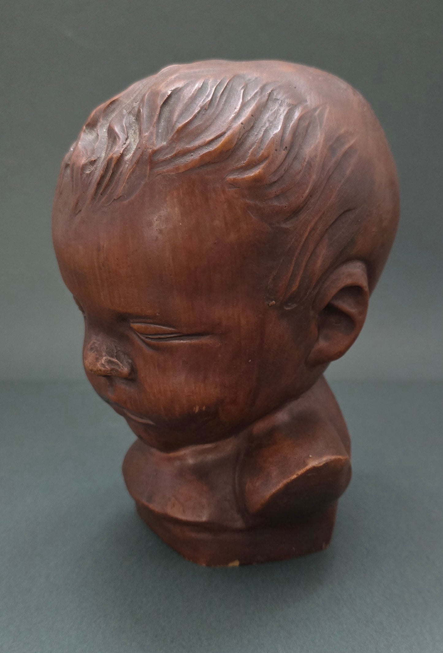 Paridur Sleeping Baby Figurine - Van Paridon Brothers Netherlands 1950s