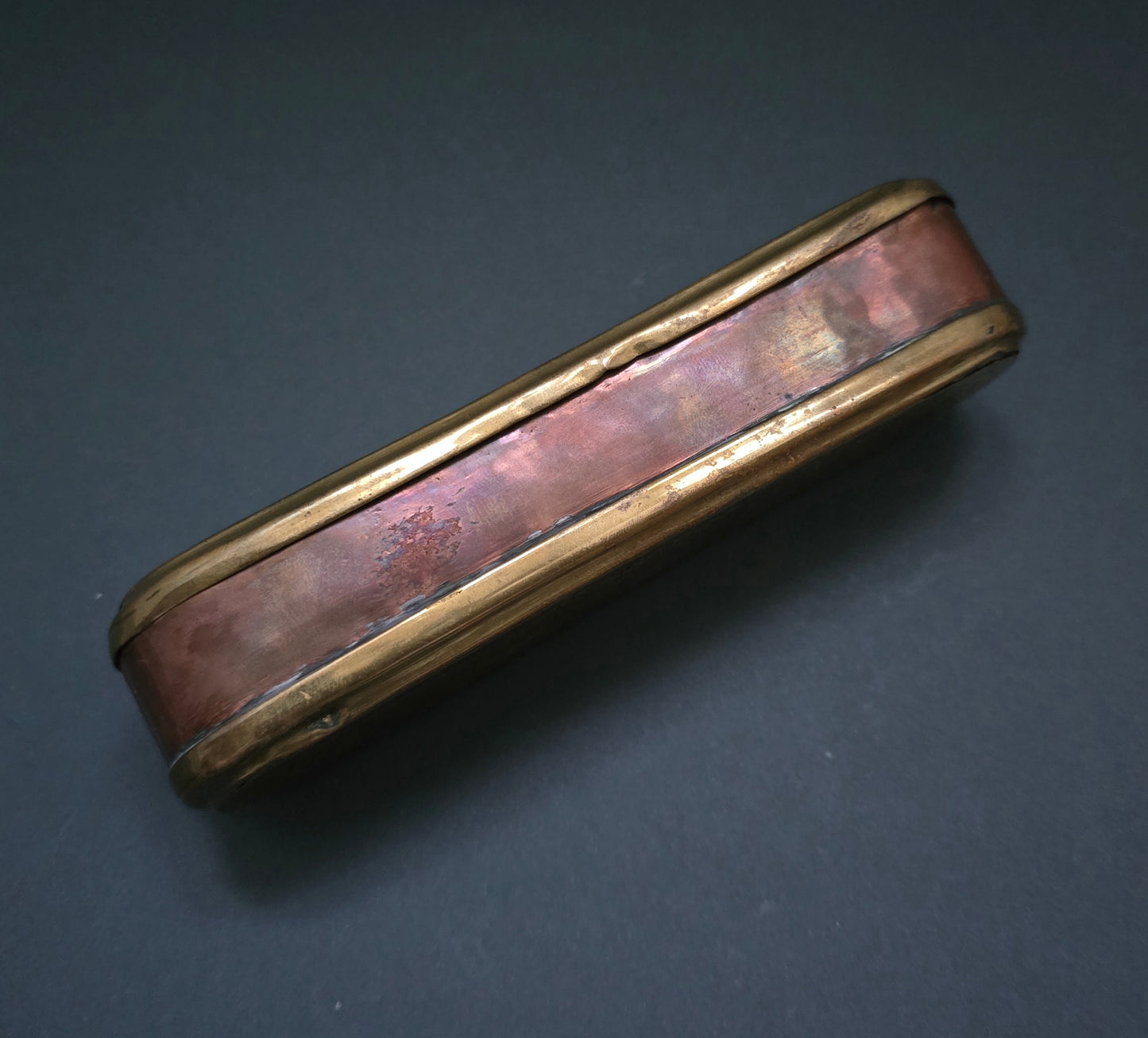 Dutch Copper Tobacco Box 1760 - Maria Theresa & King Franz of Hungary