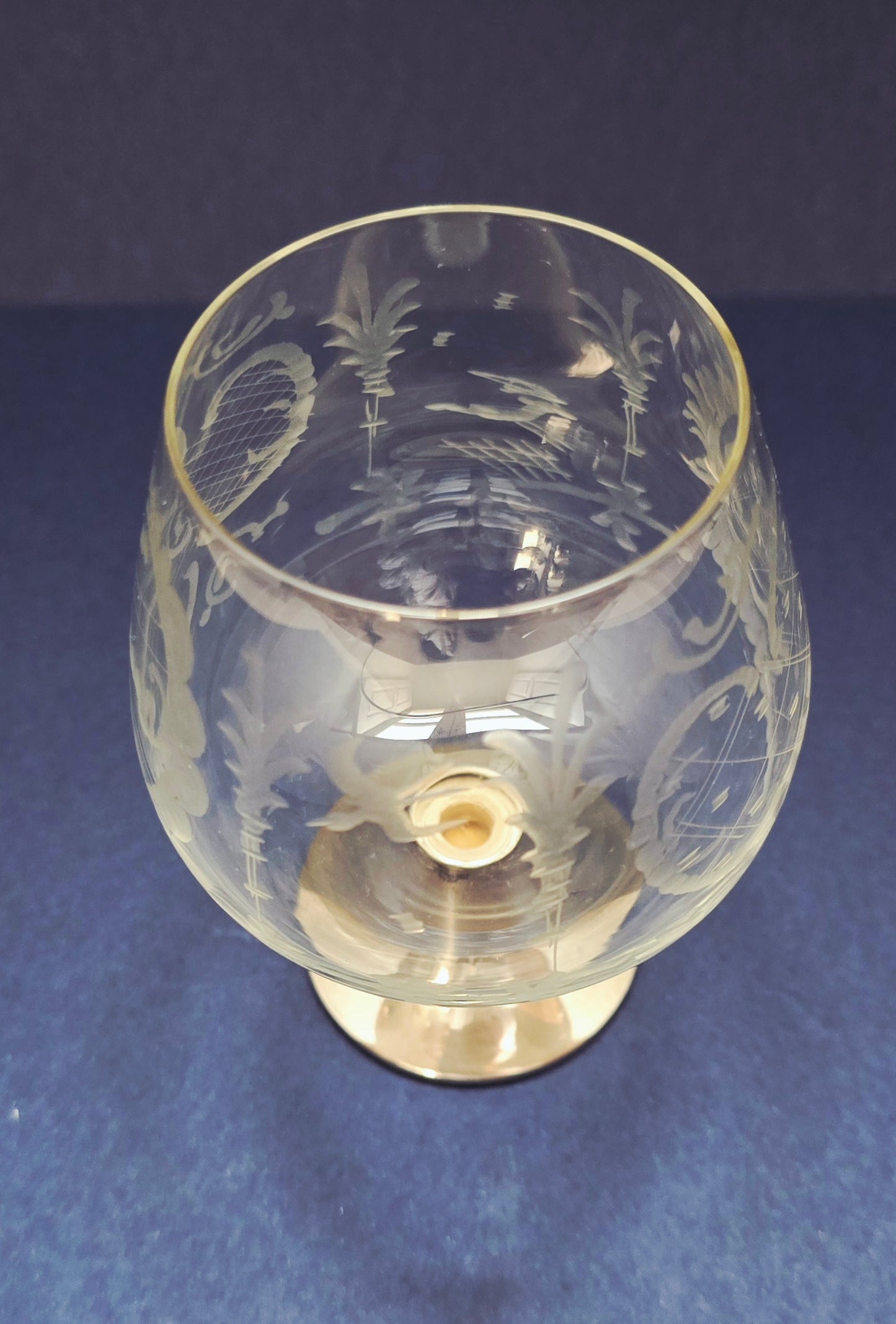 CBZ Crystal Glass on Silver Base - Amsterdam 1940s-1950s