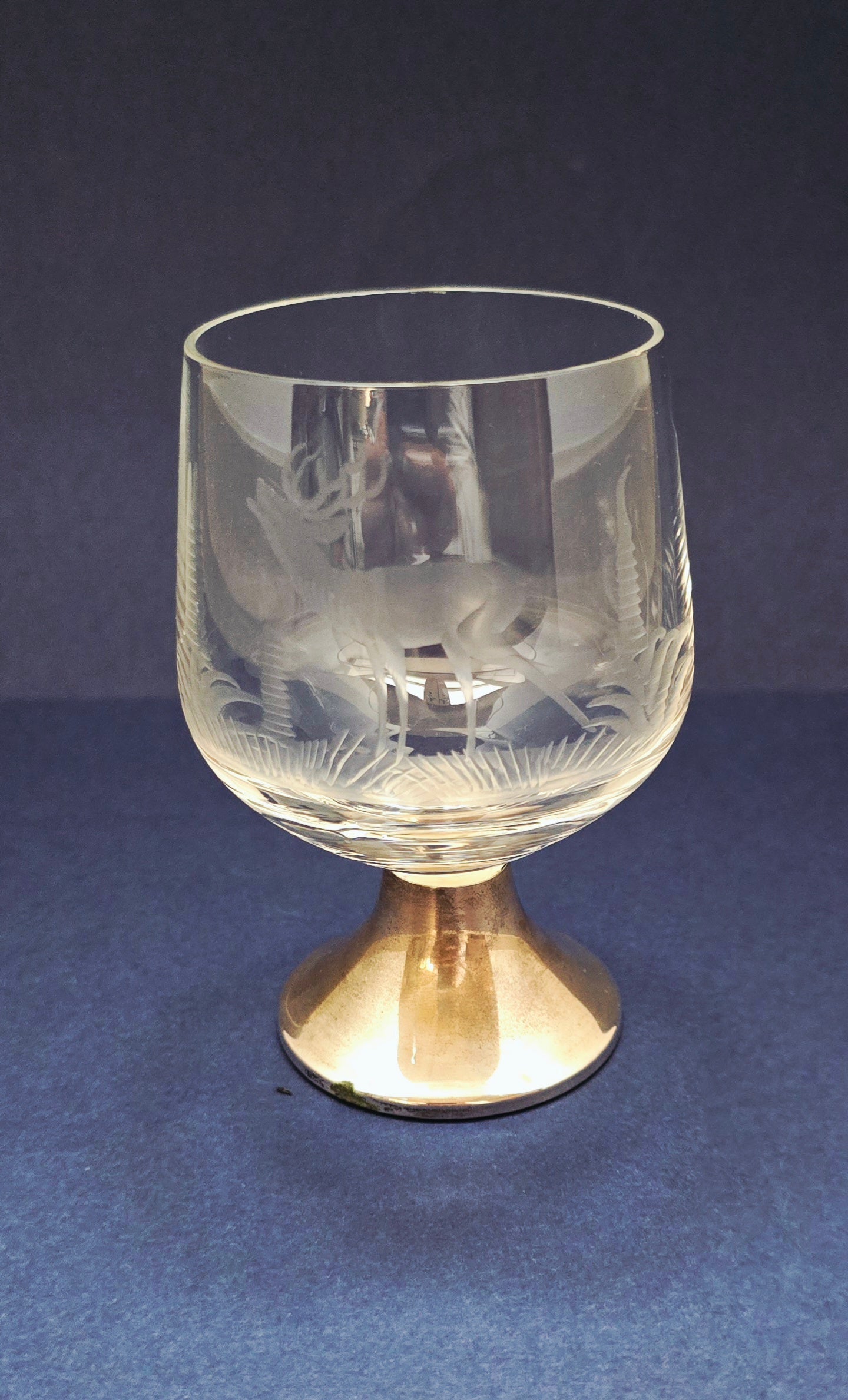CBZ Crystal Glass on Silver Base - Amsterdam 1940s-1950s