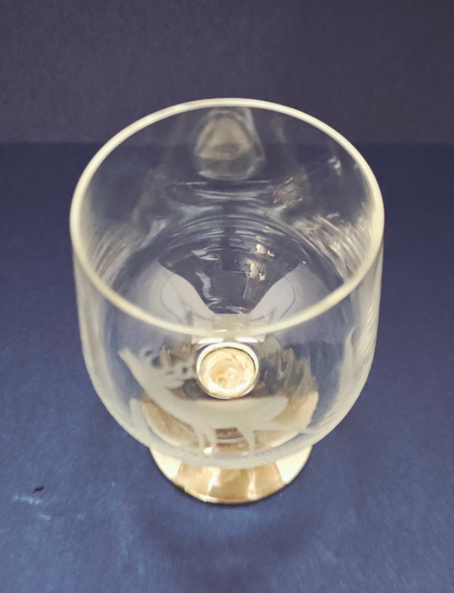 CBZ Crystal Glass on Silver Base - Amsterdam 1940s-1950s