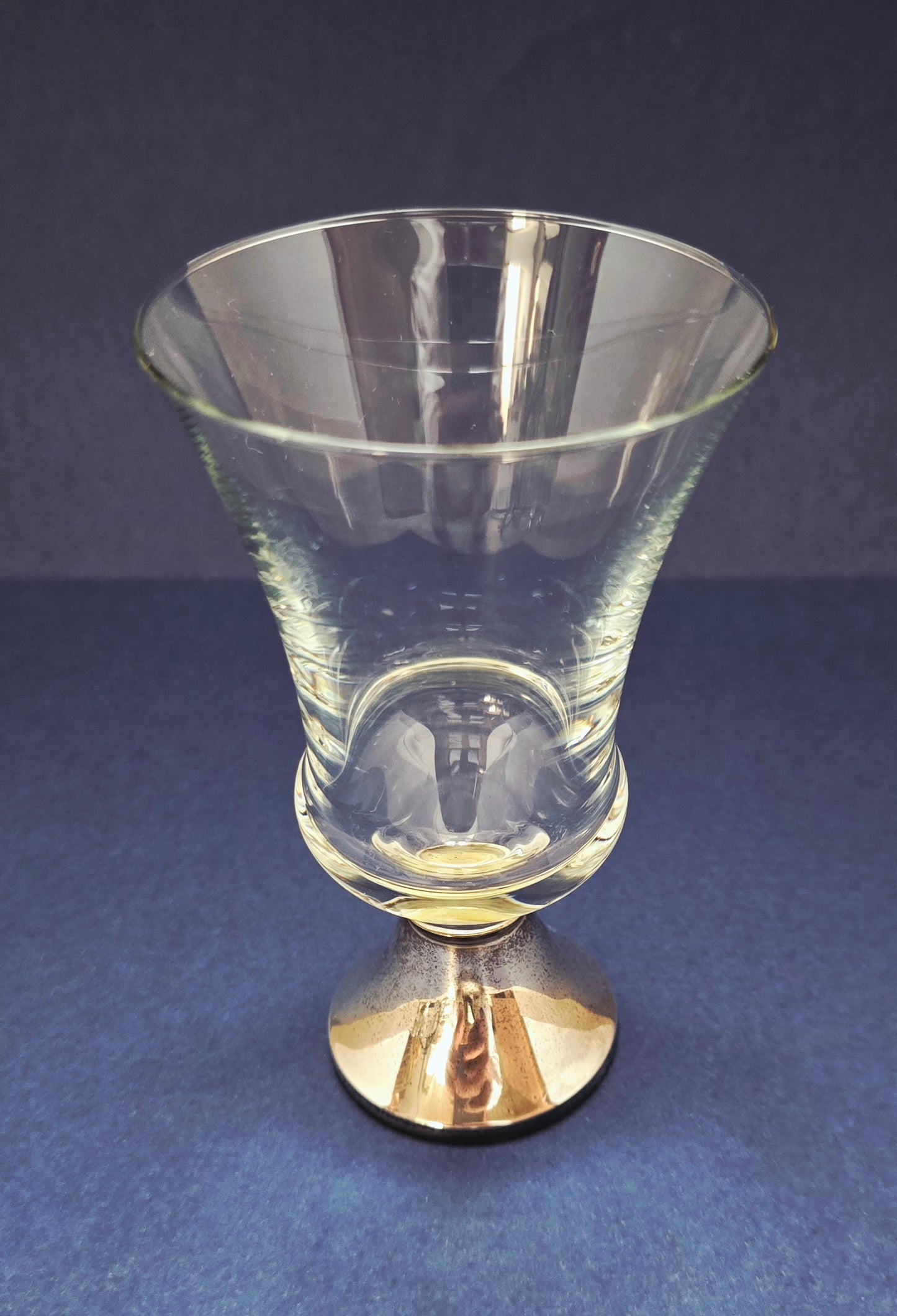 CBZ Crystal Glass on Silver Base - Amsterdam 1940s-1950s