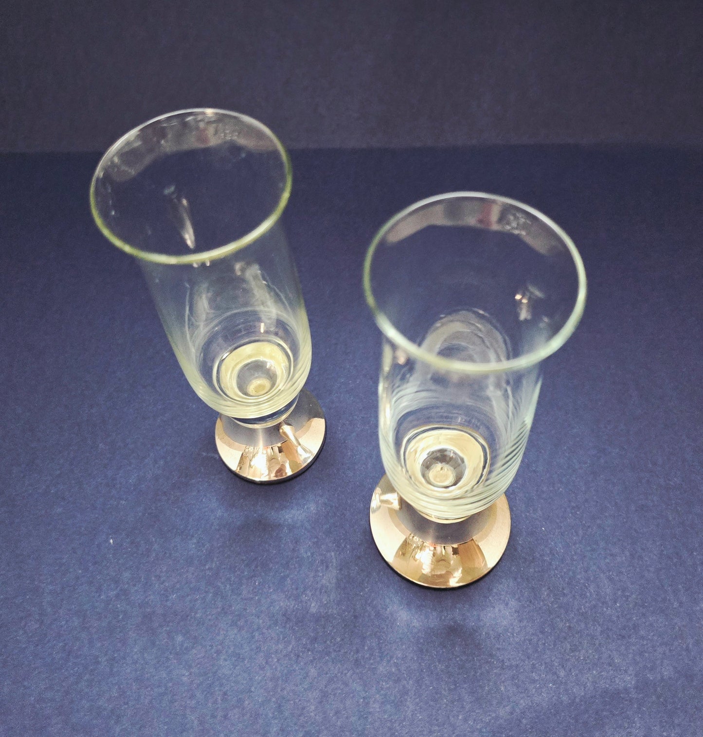 CBZ Crystal Glass on Silver Base - Amsterdam 1940s-1950s