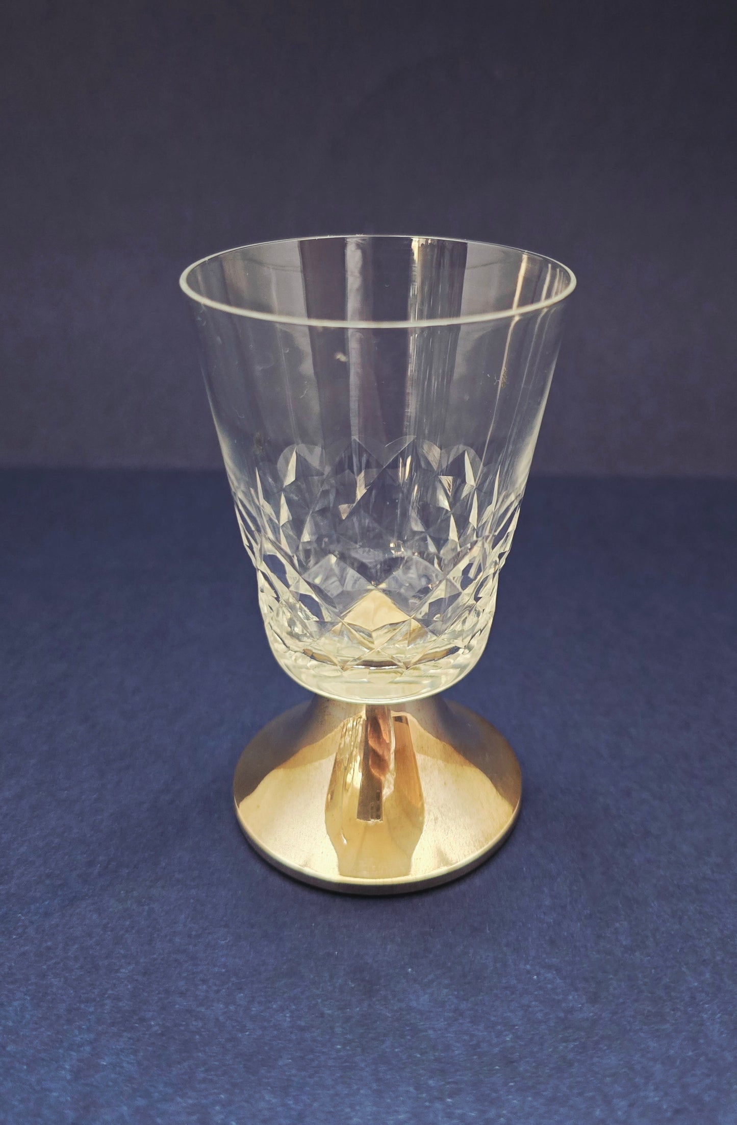 CBZ Crystal Glass on Silver Base - Amsterdam 1940s-1950s