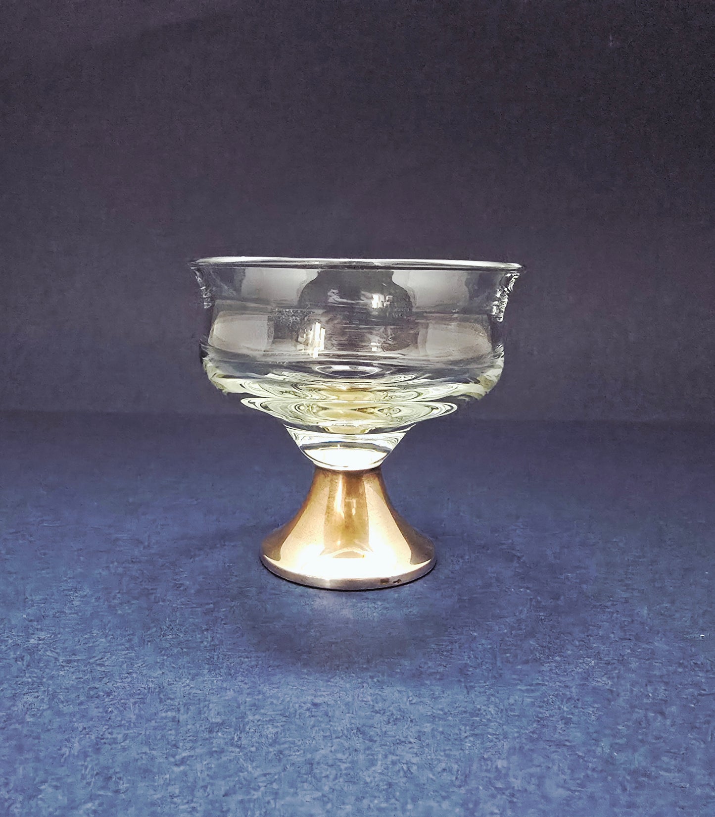 CBZ Crystal Glass on Silver Base - Amsterdam 1940s-1950s