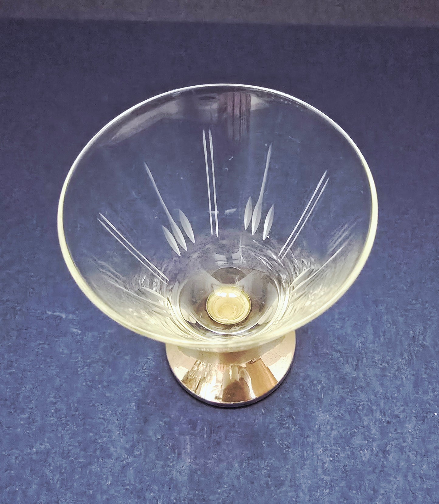 CBZ Crystal Glass on Silver Base - Amsterdam 1940s-1950s