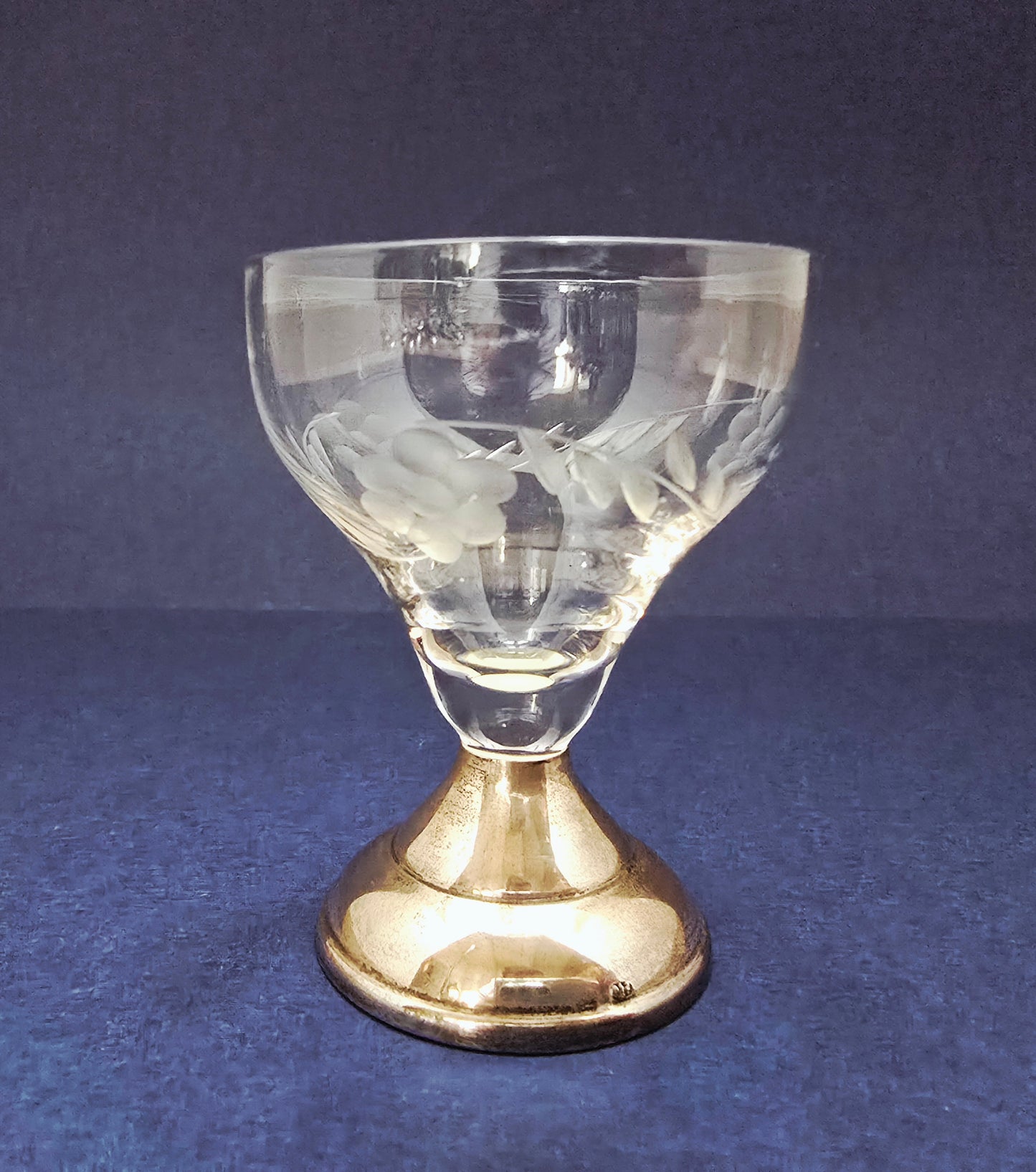 CBZ Crystal Glass on Silver Base - Amsterdam 1940s-1950s