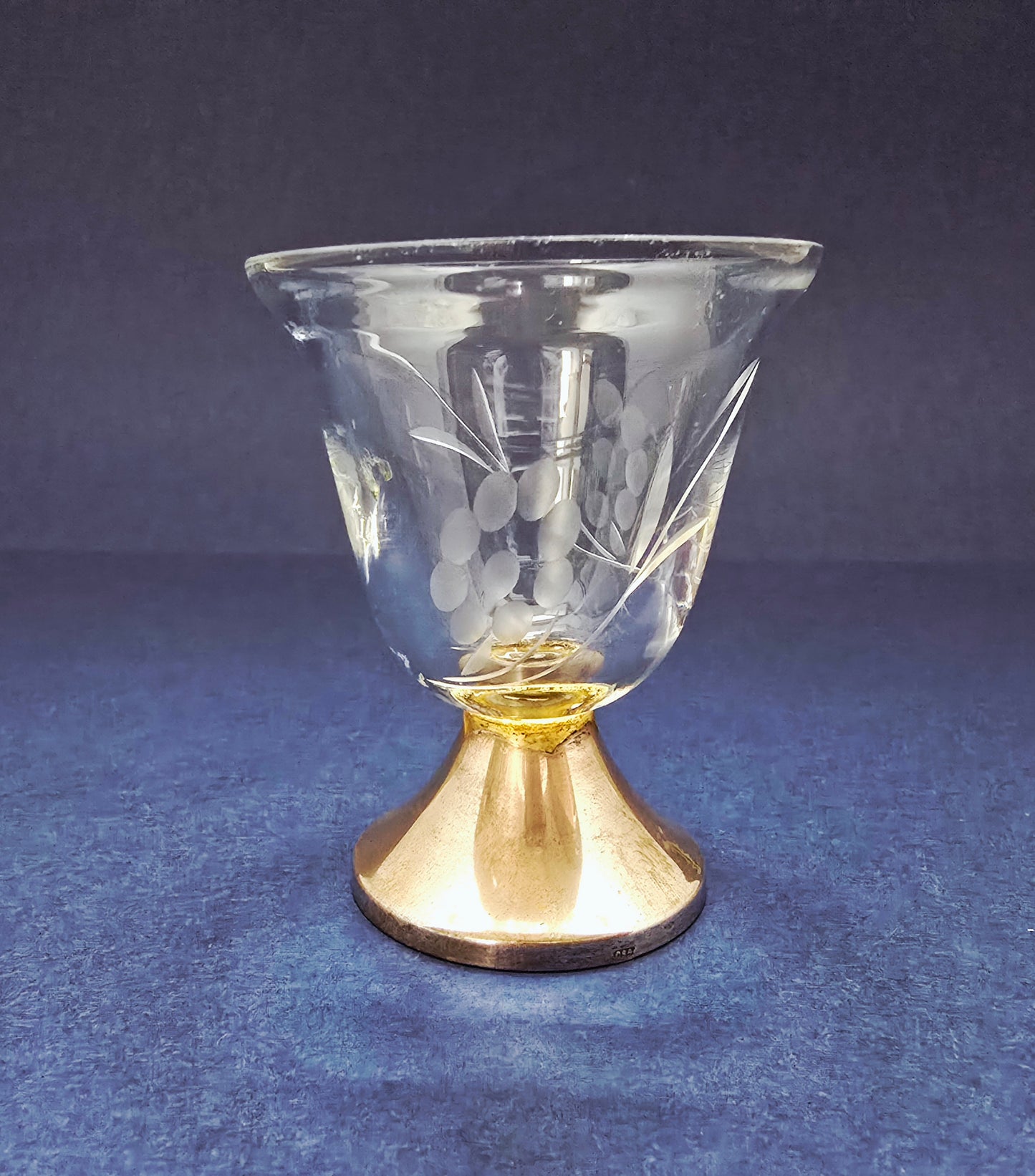 CBZ Crystal Glass on Silver Base - Amsterdam 1940s-1950s