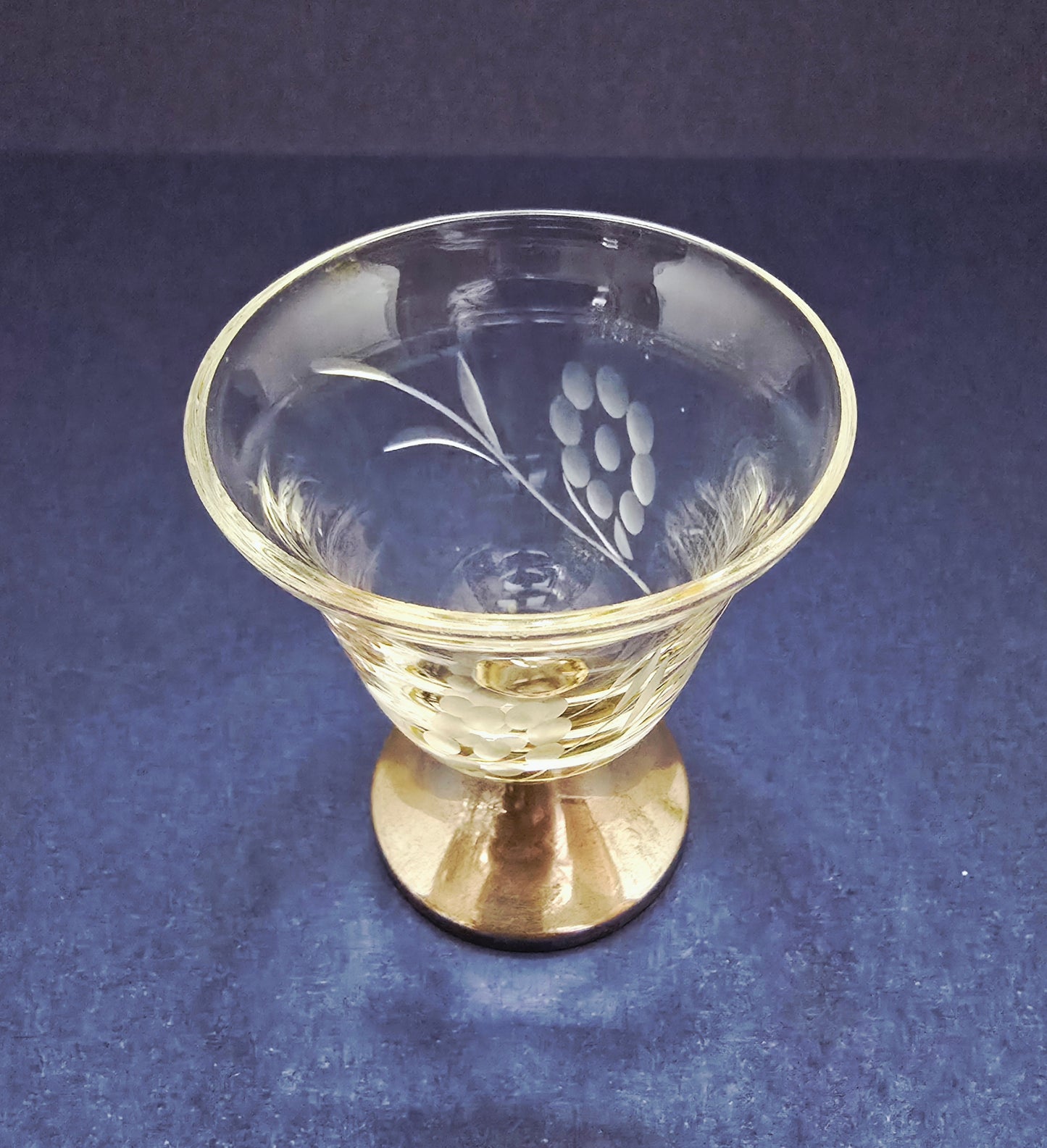 CBZ Crystal Glass on Silver Base - Amsterdam 1940s-1950s
