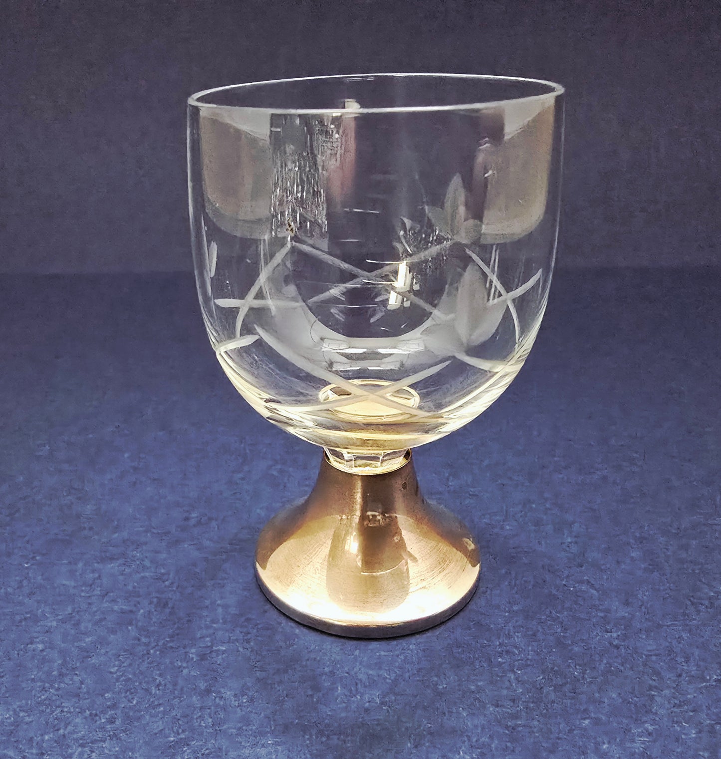 CBZ Crystal Glass on Silver Base - Amsterdam 1940s-1950s