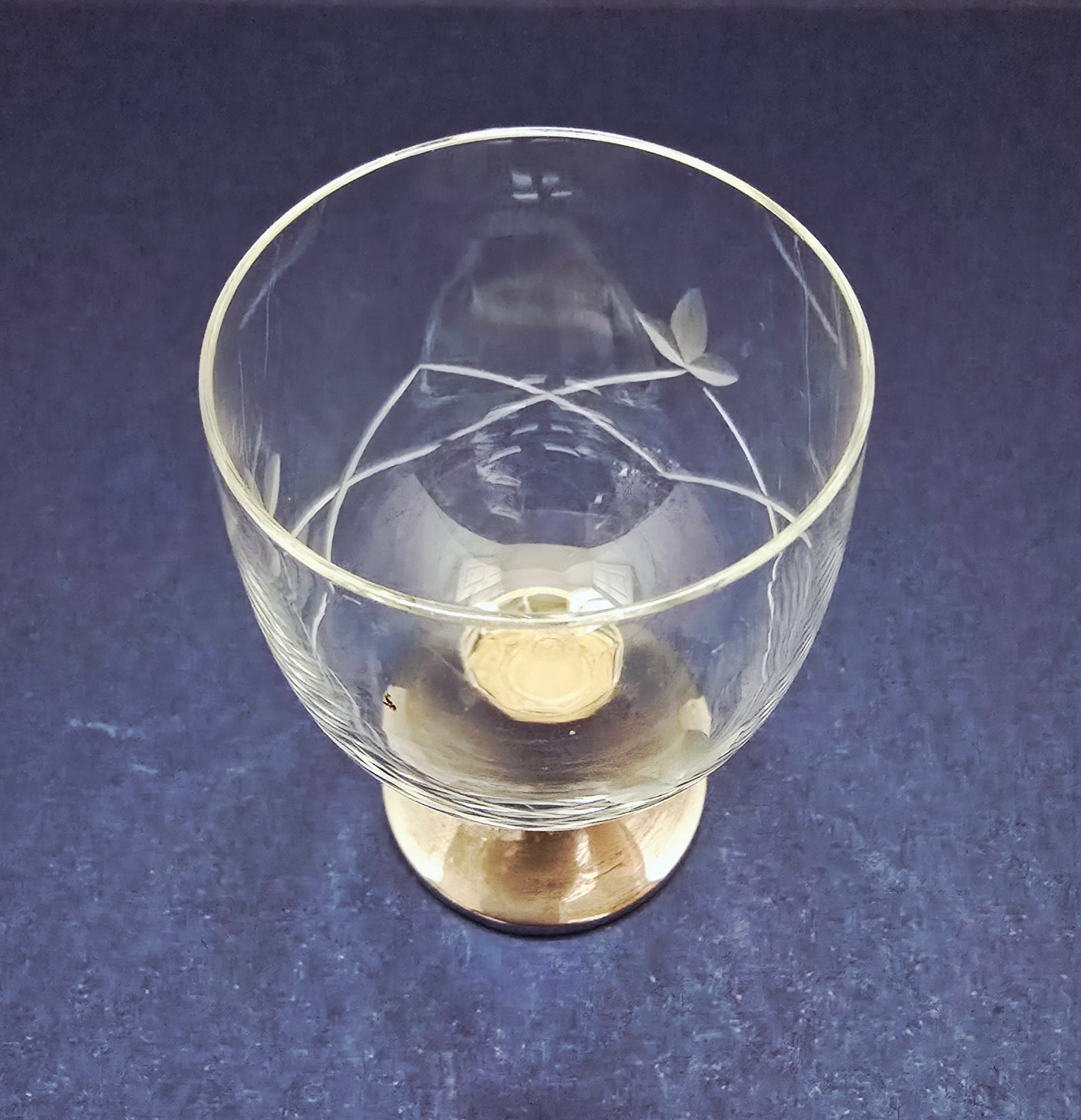 CBZ Crystal Glass on Silver Base - Amsterdam 1940s-1950s