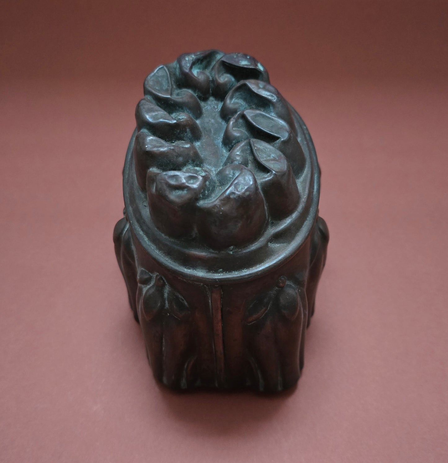 Antique Victorian Copper Jelly Mold - 1870s English Pudding Mold