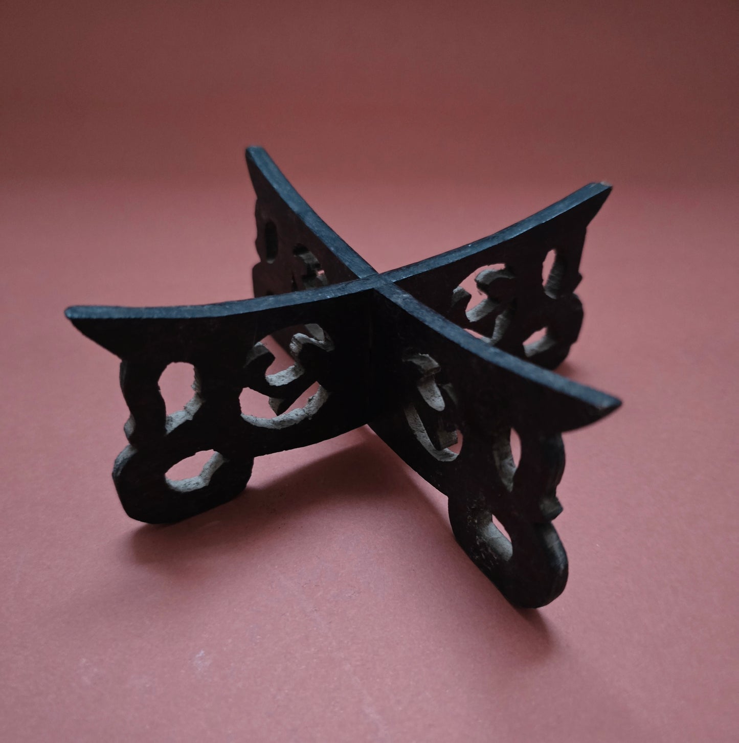 Antique Indian Copper Flower Frog - Multi-Purpose Decorative Object, 1900