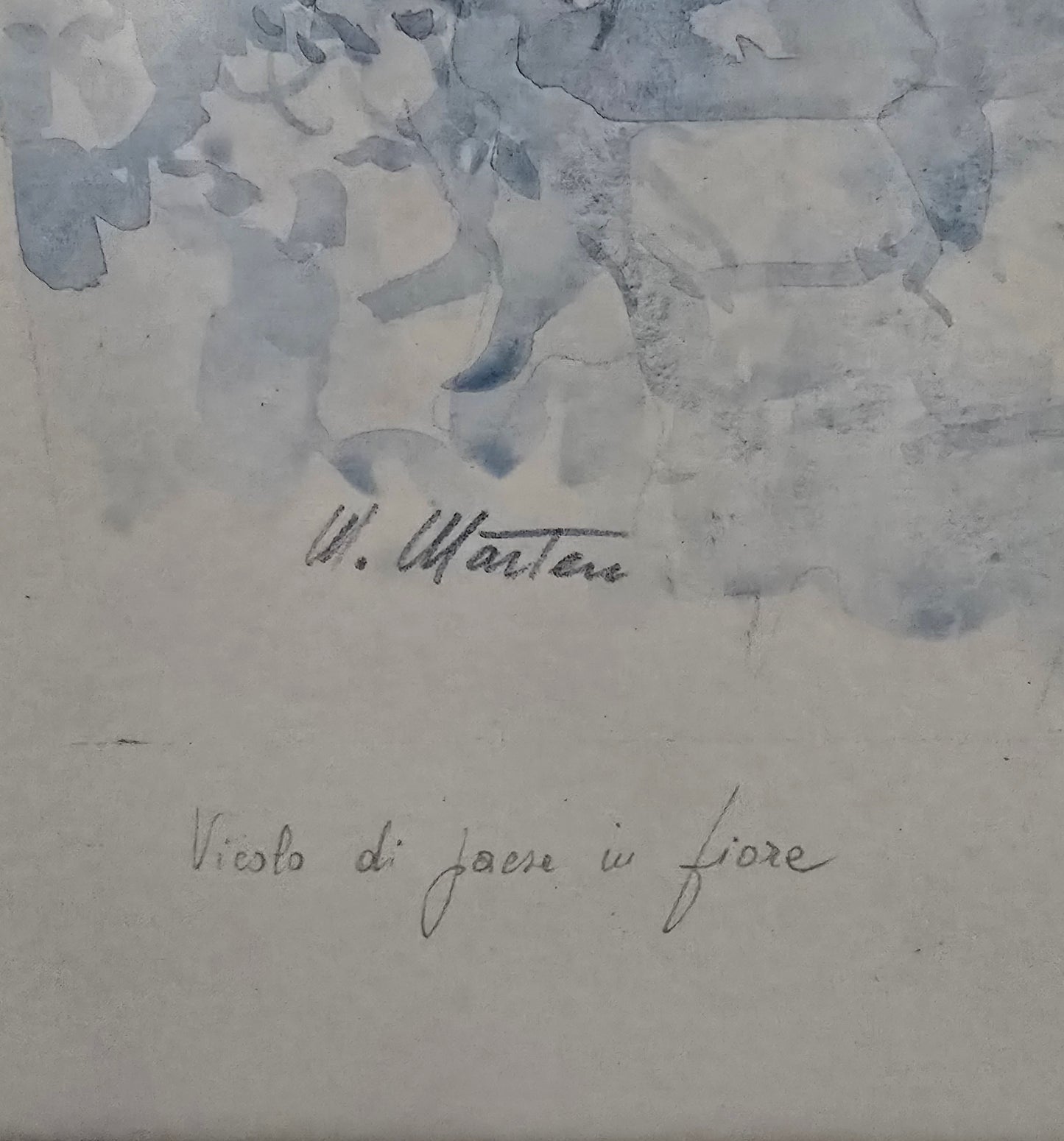 Italian Street Scenes - Original Watercolors by M. Marten, 1970s