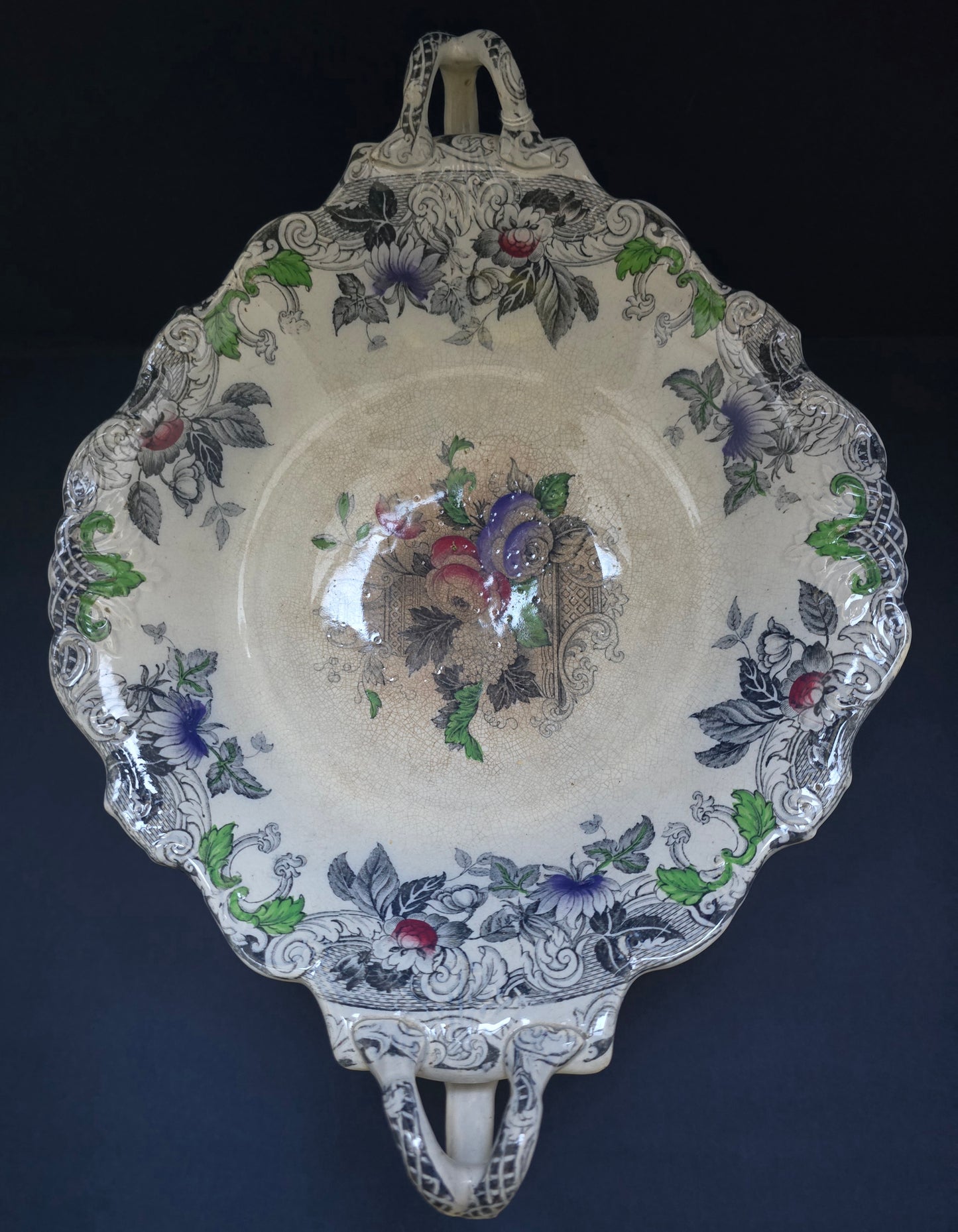 Magnificent Sydenham Fruit Bowl - C. Collinson & Co England 1851