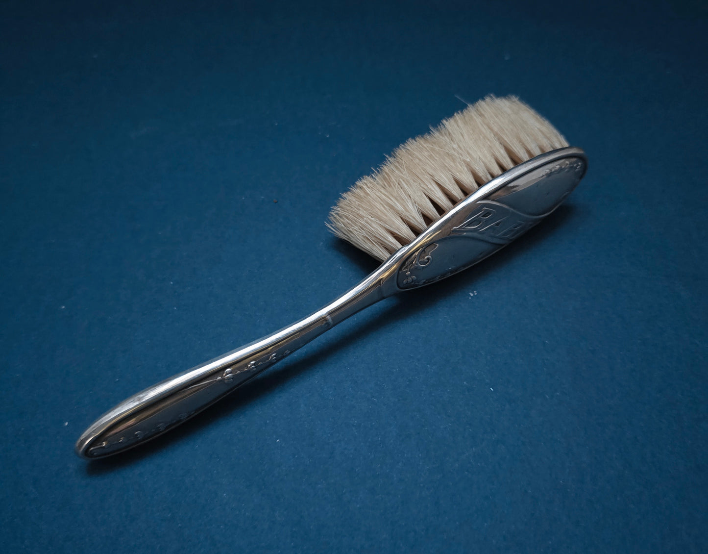 Sterling Silver Baby Hairbrush - William and Sons 1898
